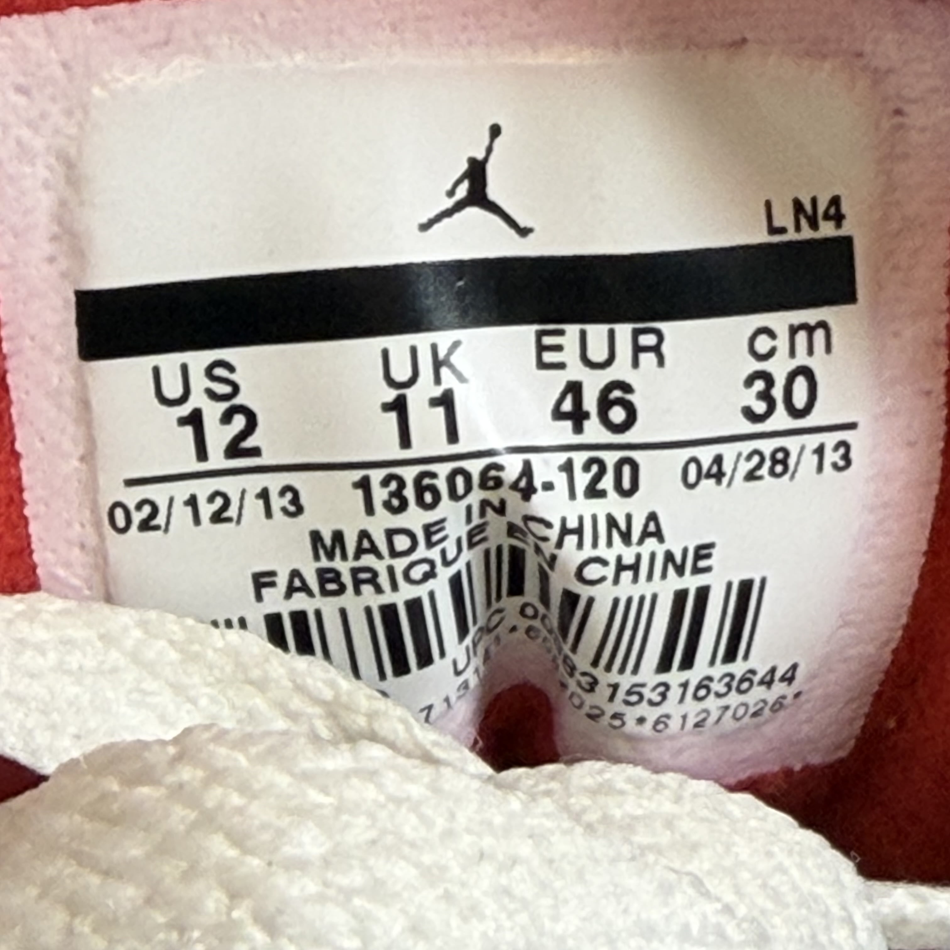 [SP15170] Jordan 3 Retro Fire Red (2013)