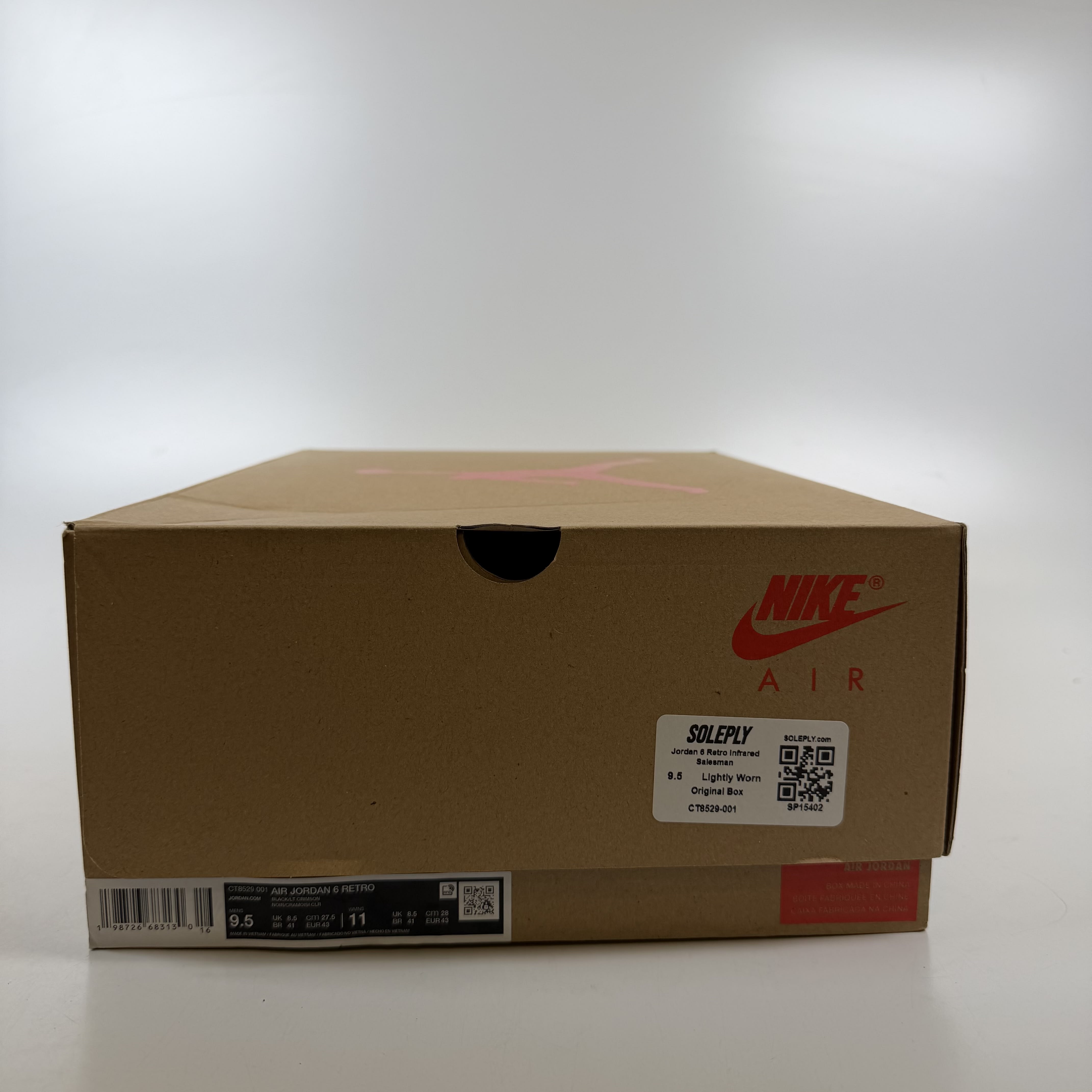 [SP15402] Jordan 6 Retro Infrared Salesman