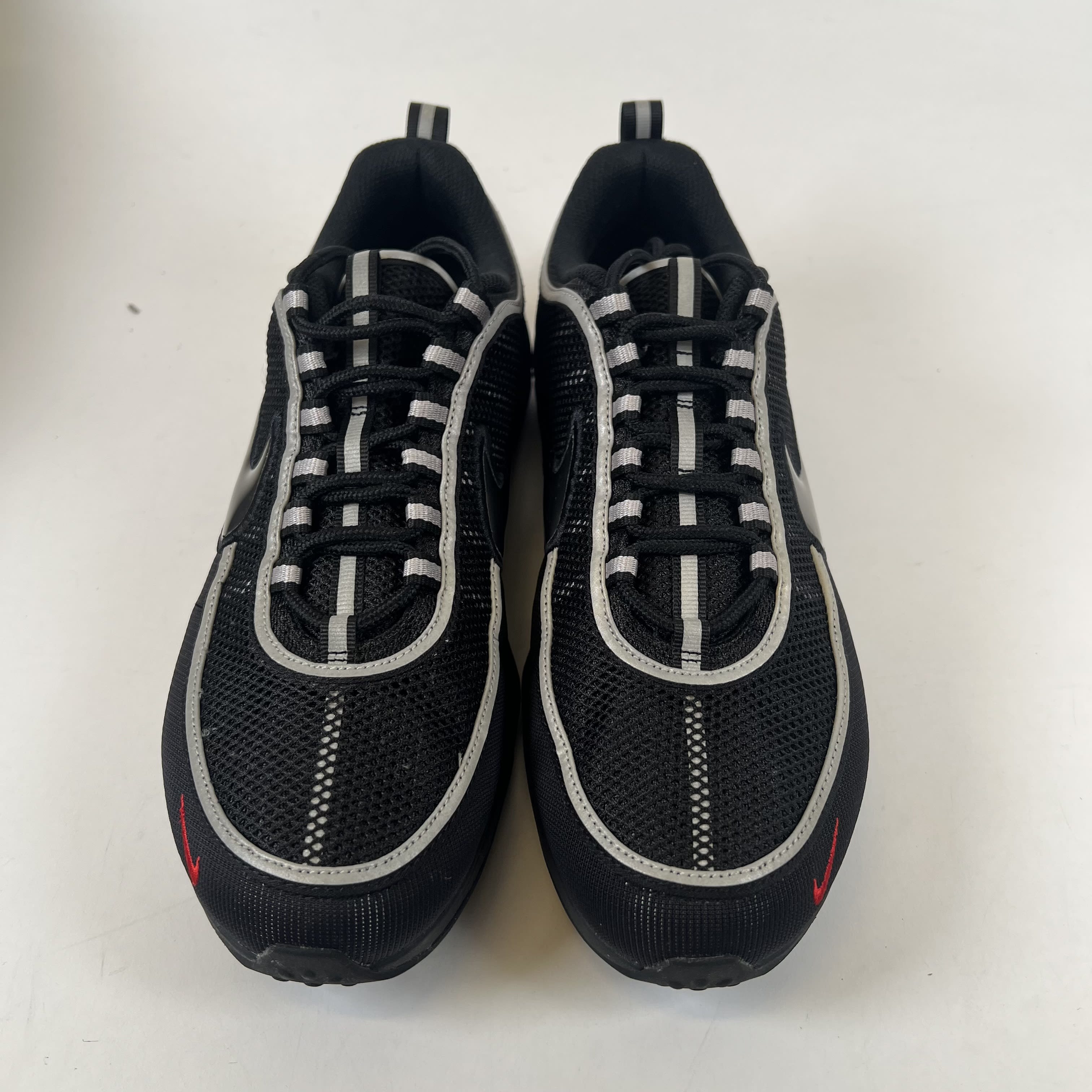 [SP14970] Nike Air Zoom Spiridon Black Metallic Silver