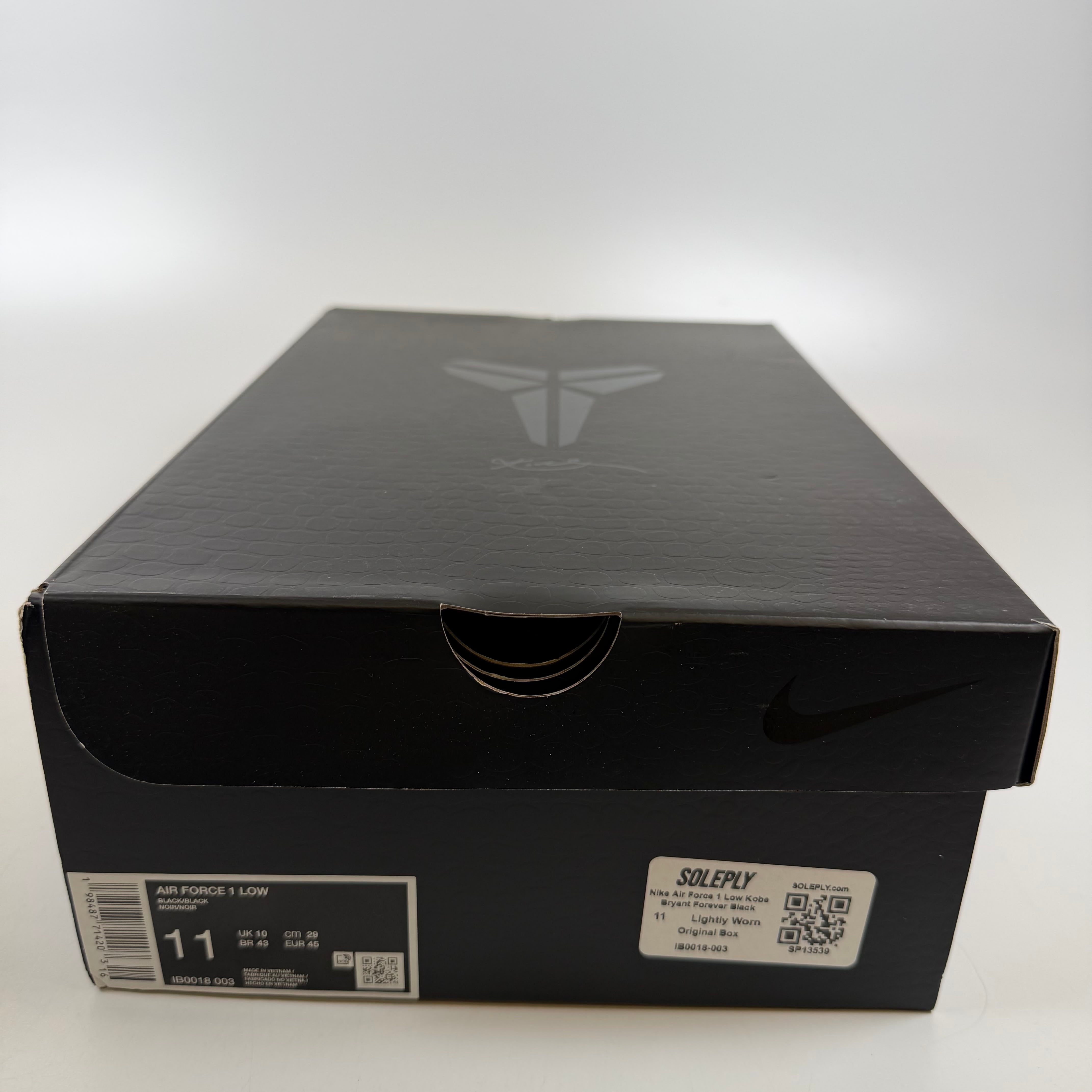 [SP13539] Nike Air Force 1 Low Kobe Bryant Forever Black