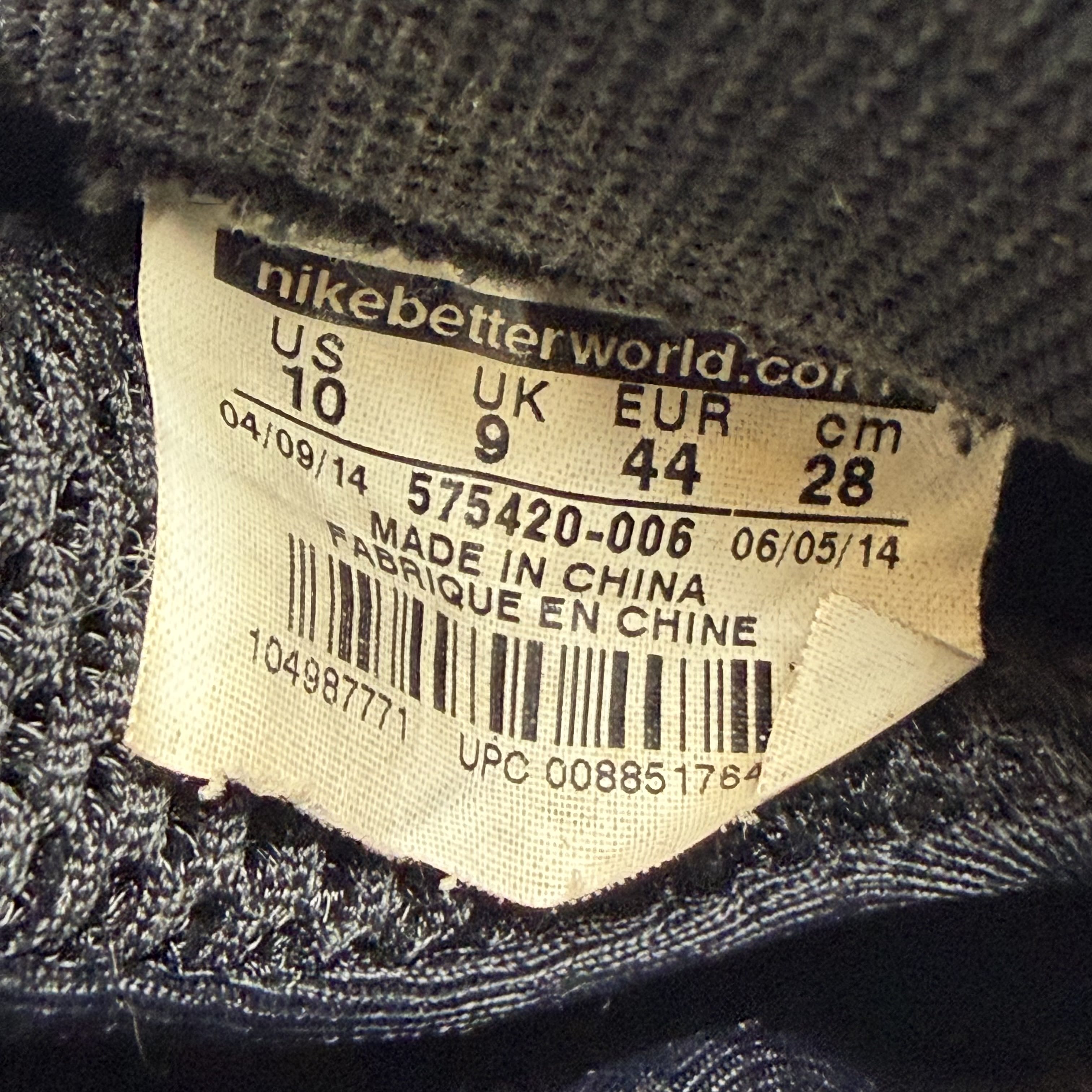 [SP12166] Nike Air Foamposite One Black Suede