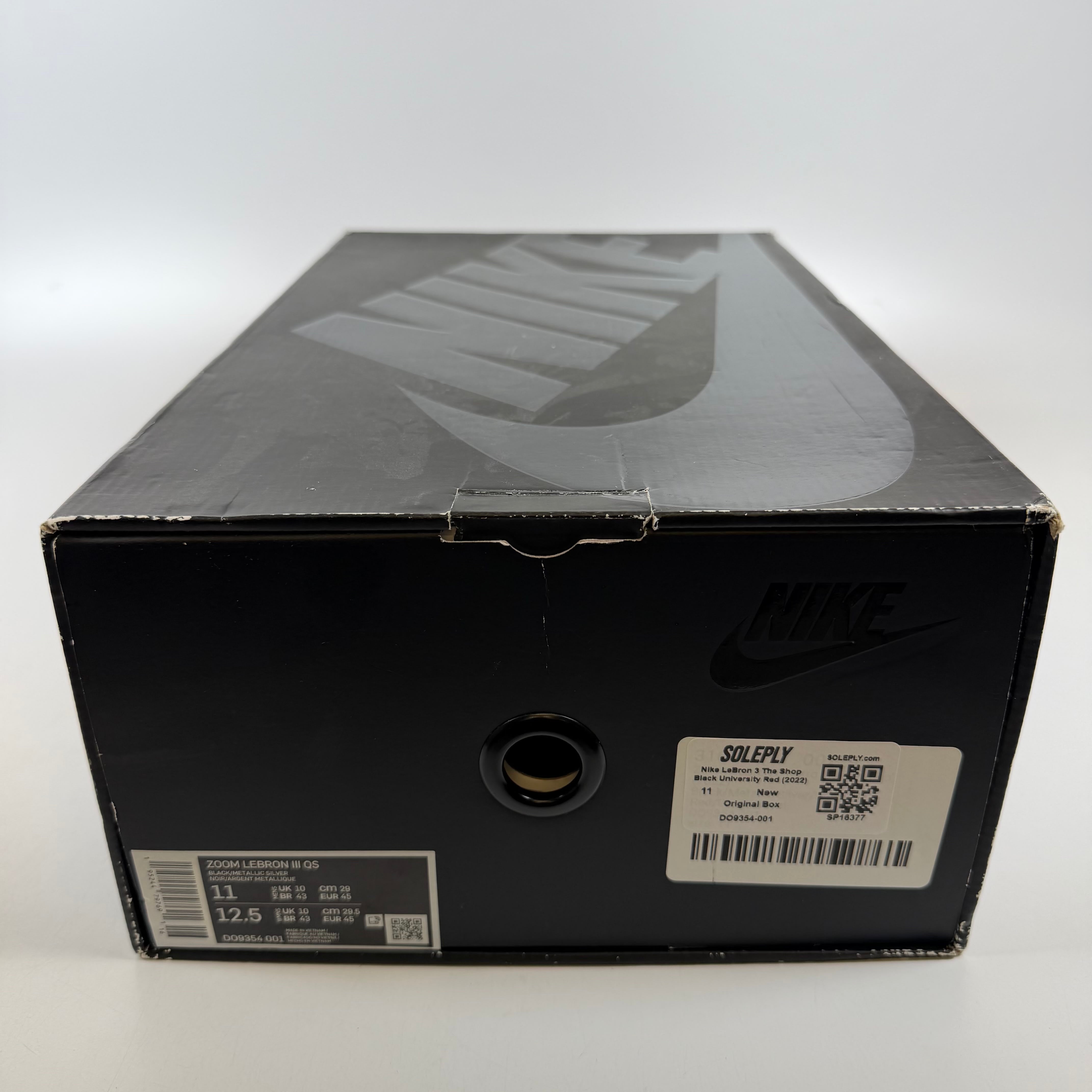 [SP16377] Nike LeBron 3 The Shop Black University Red (2022)