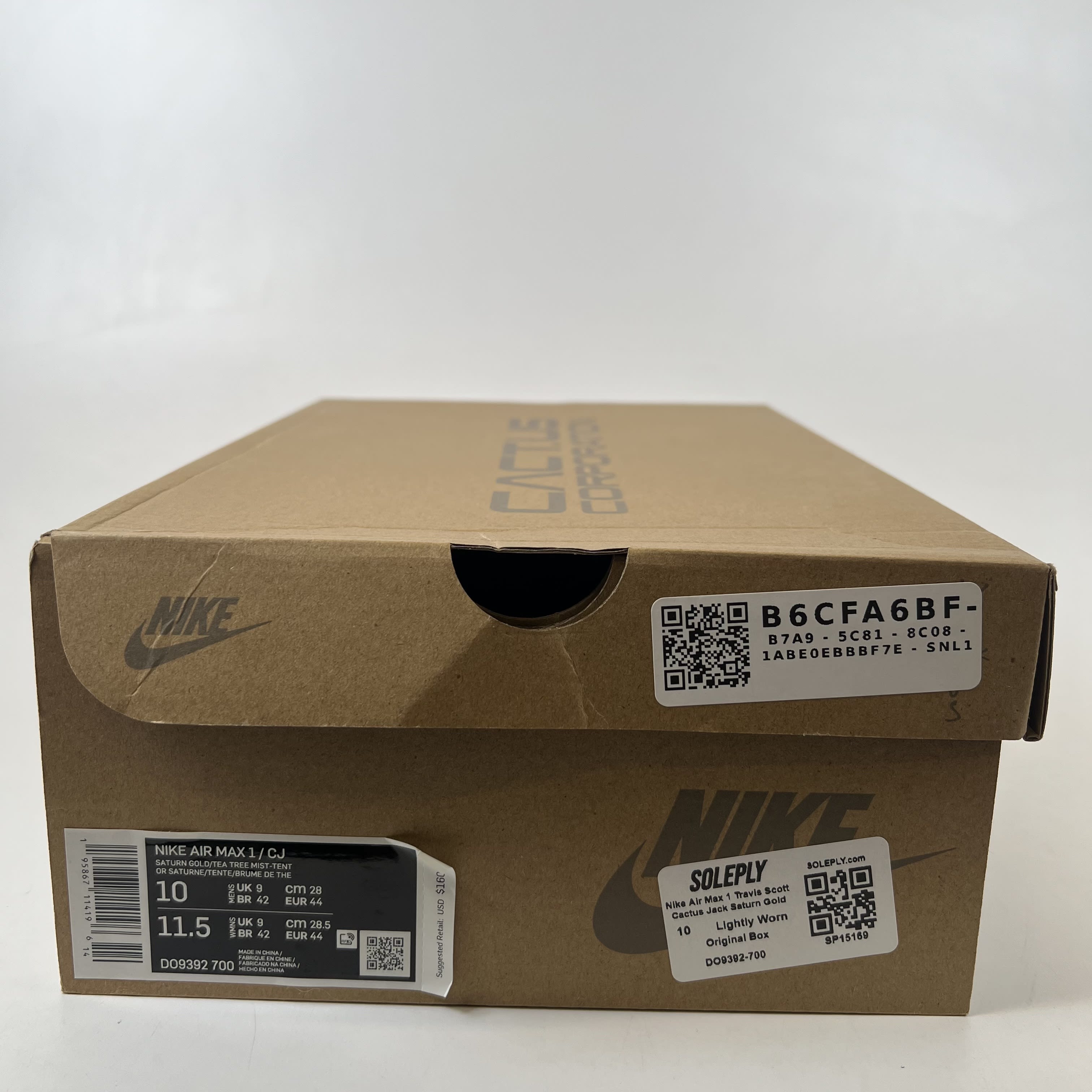 [SP15169] Nike Air Max 1 Travis Scott Cactus Jack Saturn Gold