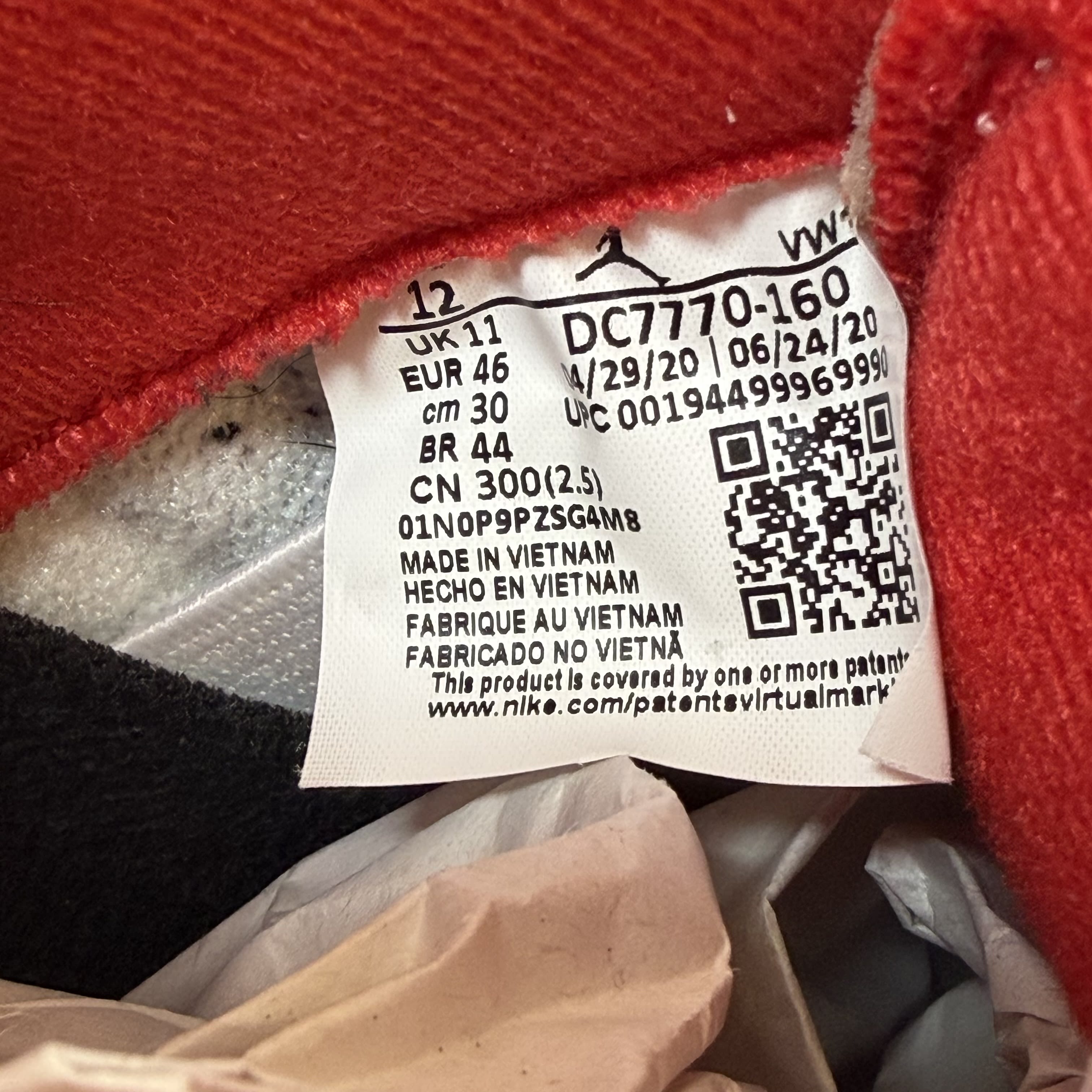[SP9011] Jordan 4 Retro Fire Red (2020)