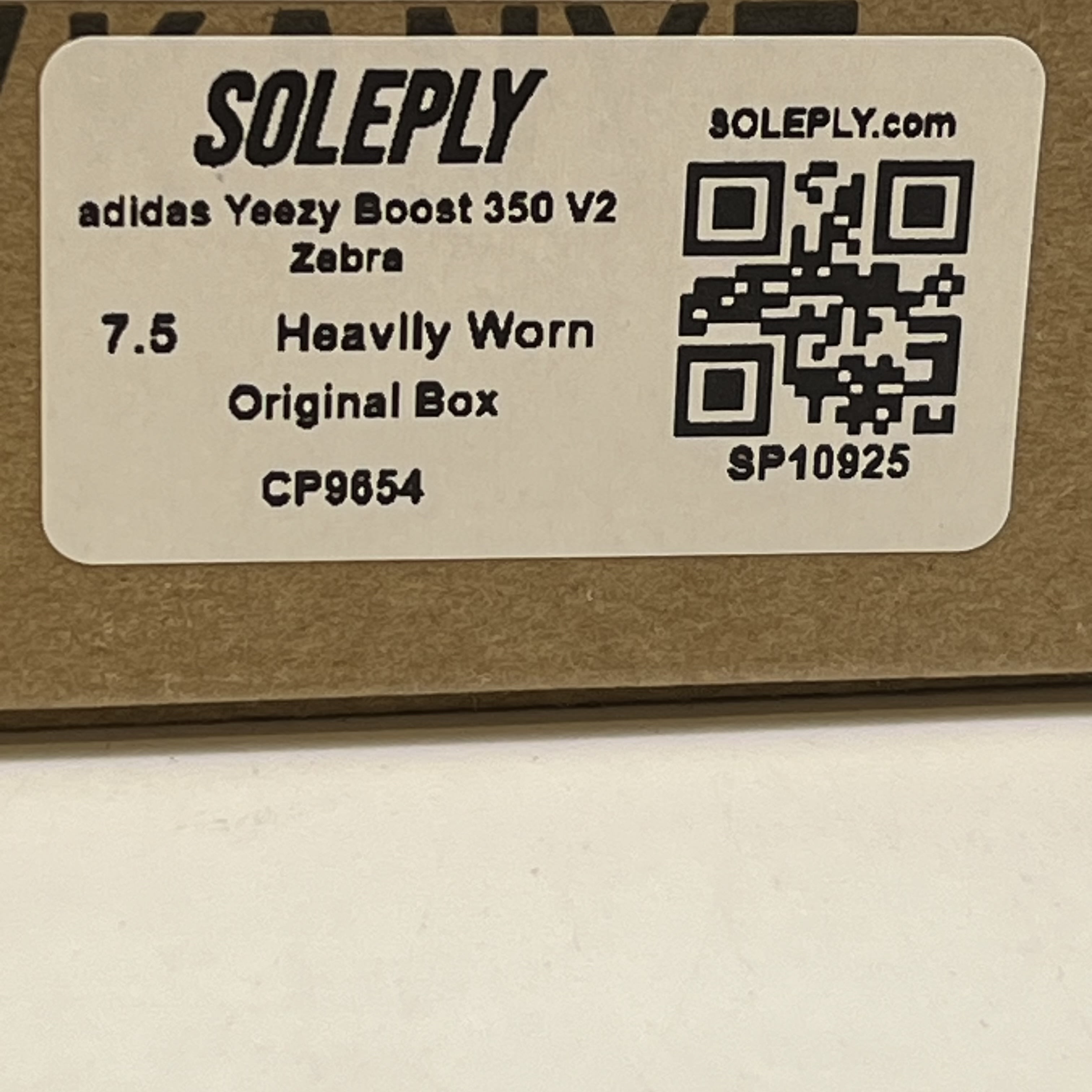 [SP10925] adidas Yeezy Boost 350 V2 Zebra