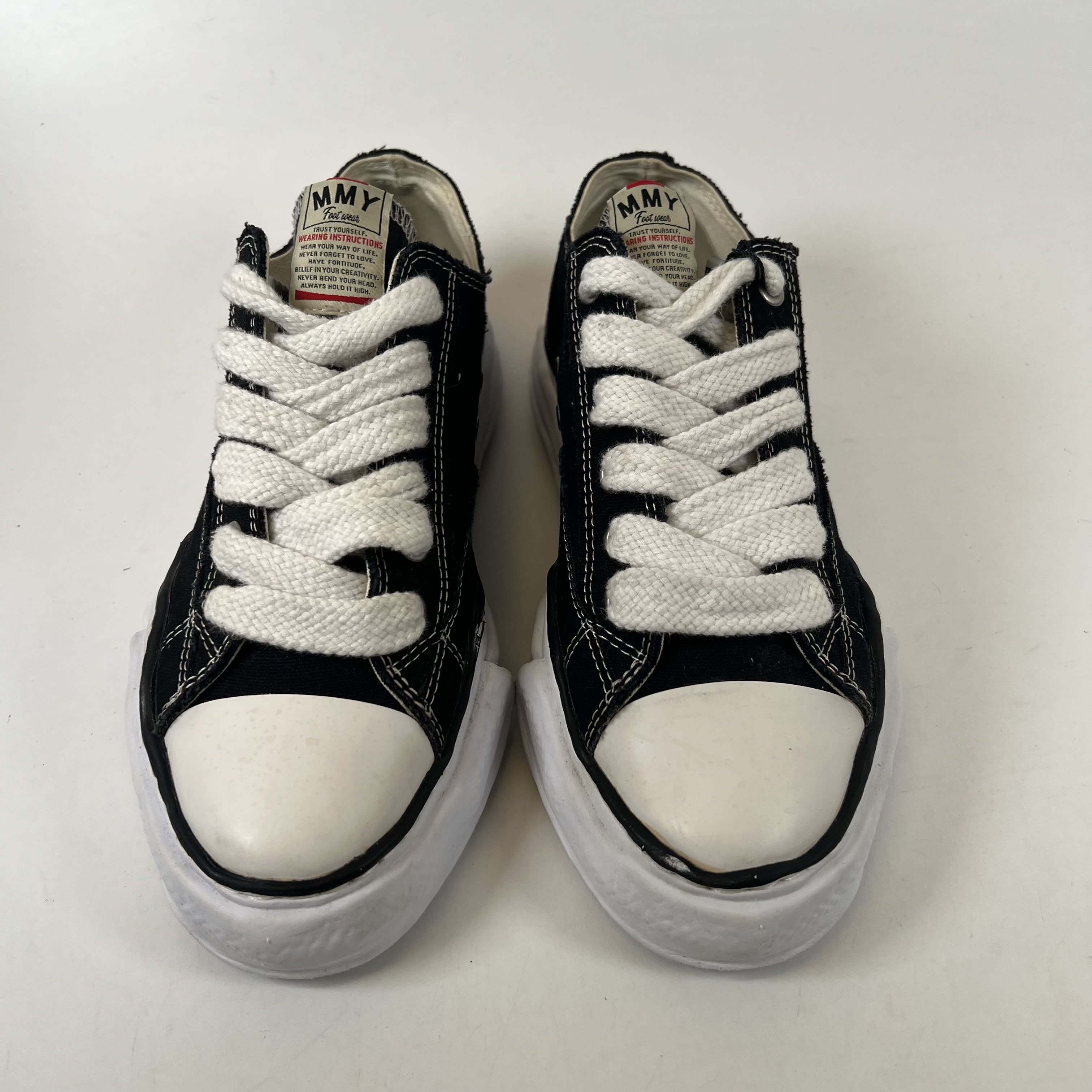 [SP14608] Maison Mihara Yasuhiro Peterson OG Sole Canvas Low Black