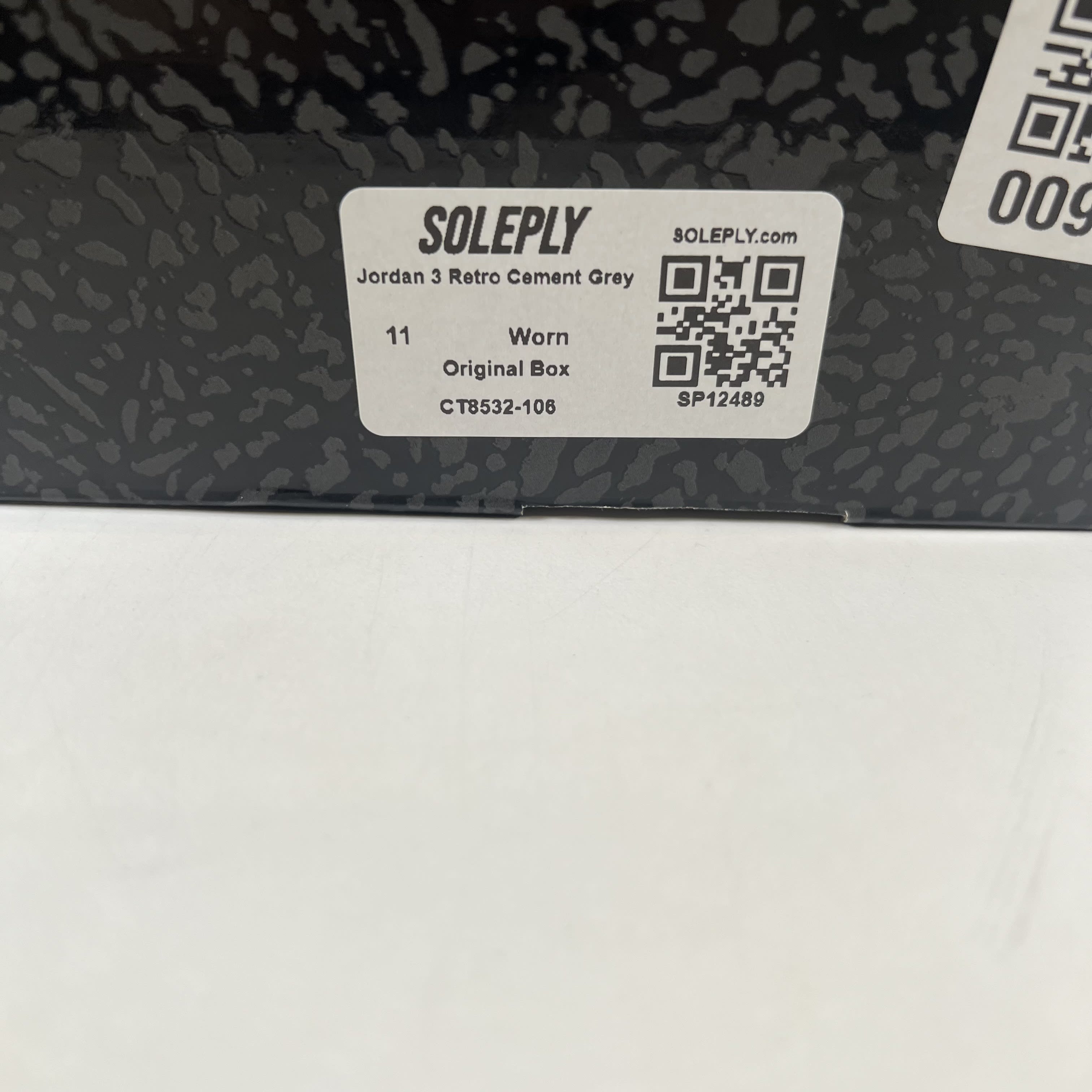 [SP12489] Jordan 3 Retro Cement Grey