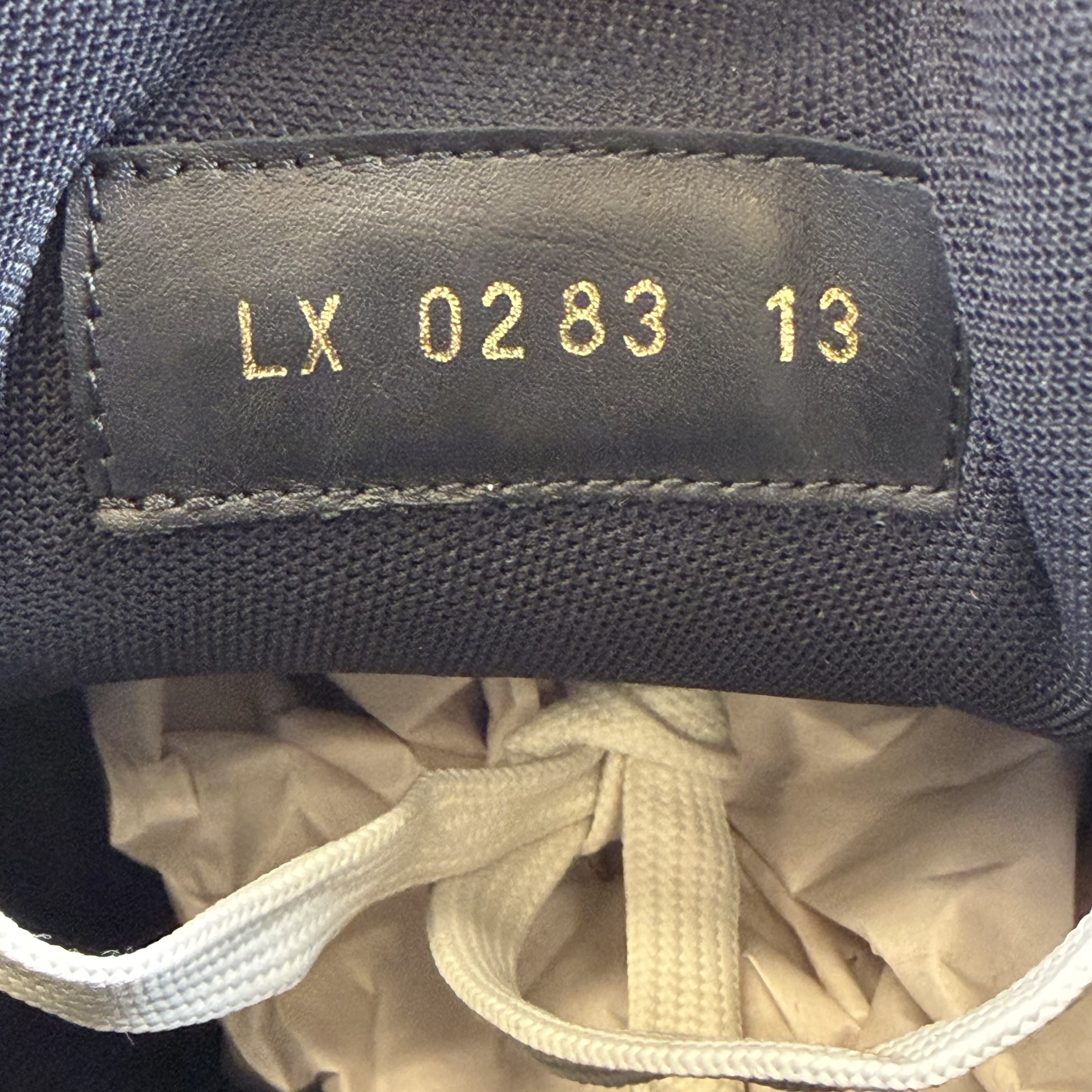 [SP12773] Louis Vuitton Trainer Black Embossed Monogram