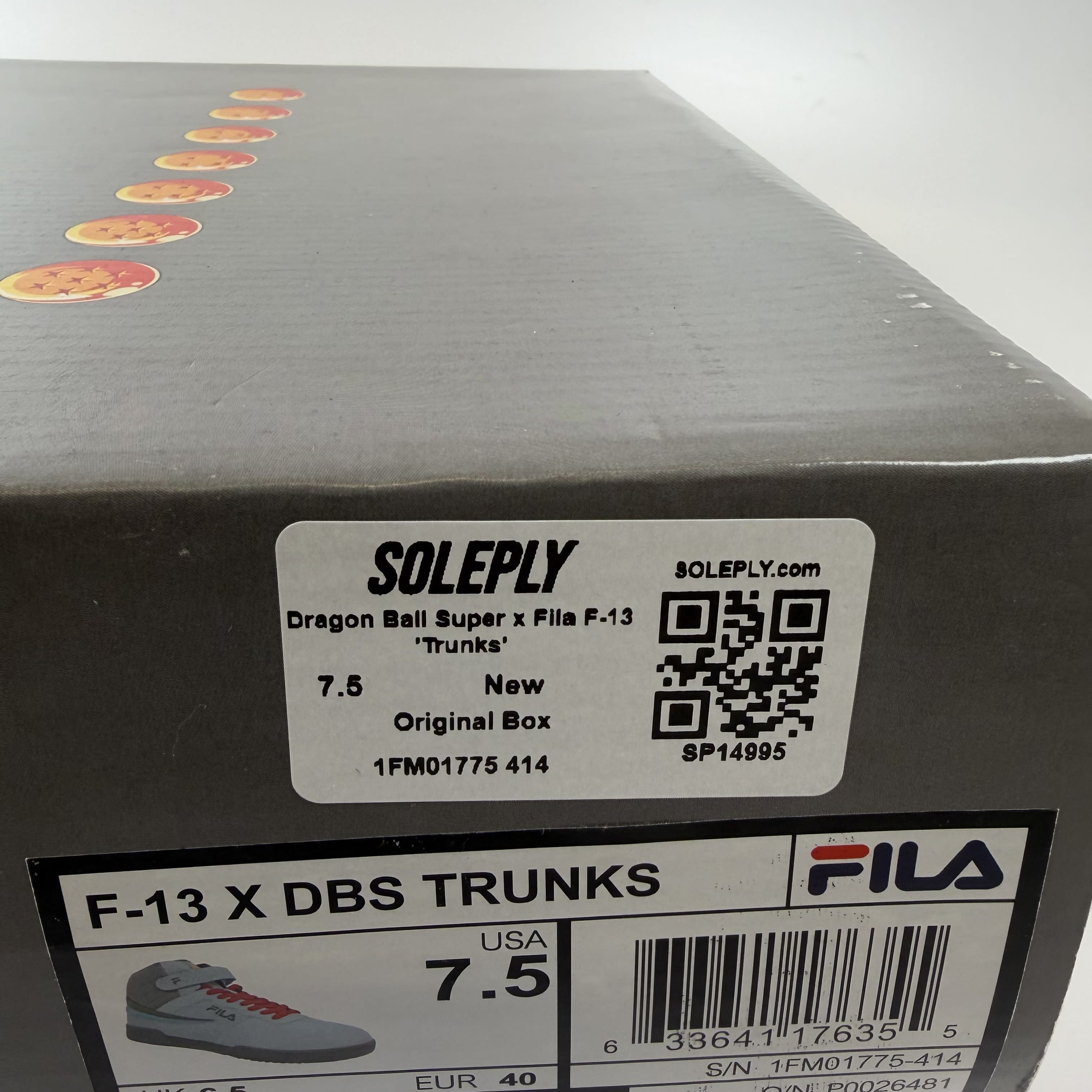 [SP14995] Dragon Ball Super x Fila F-13 'Trunks'