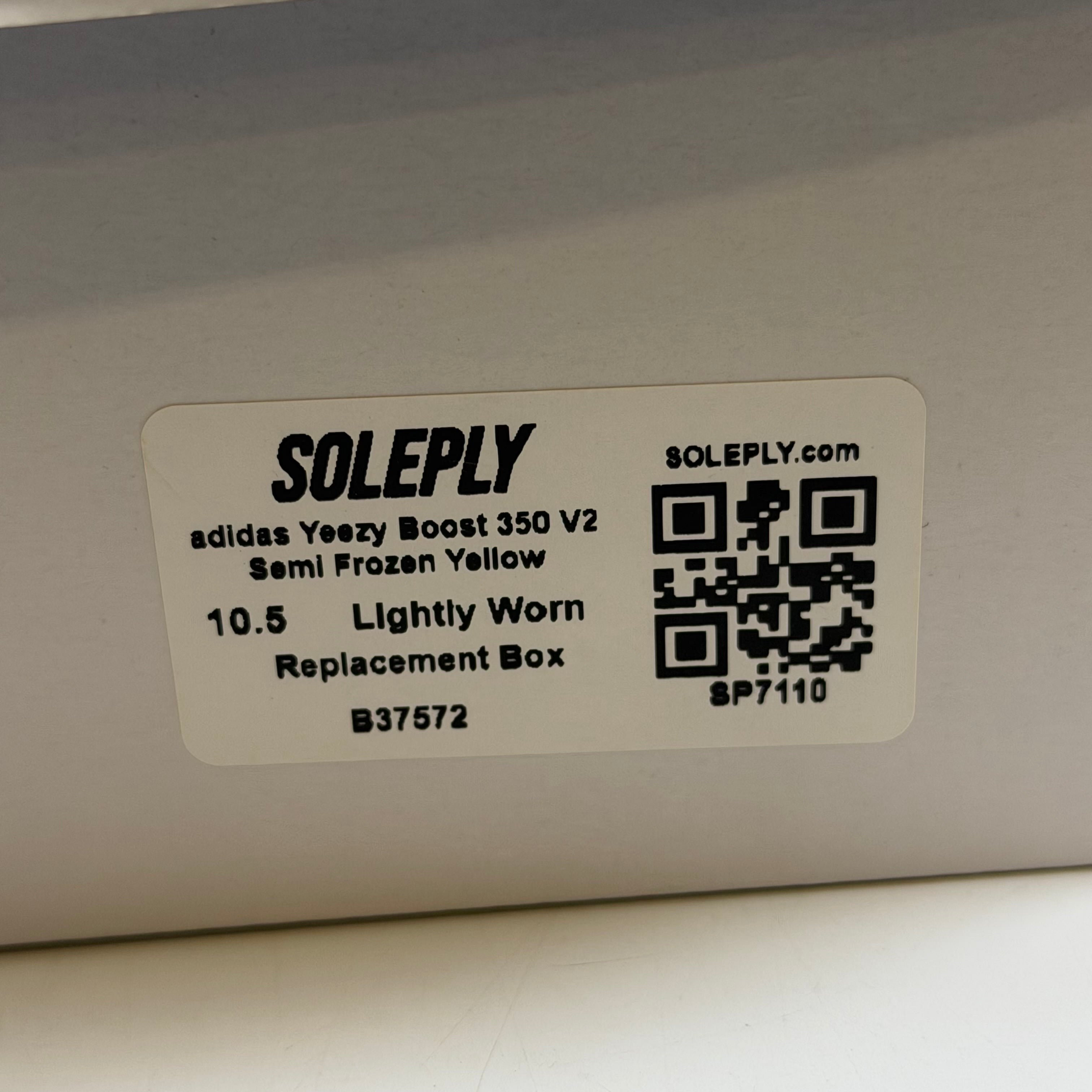 [SP7110] adidas Yeezy Boost 350 V2 Semi Frozen Yellow
