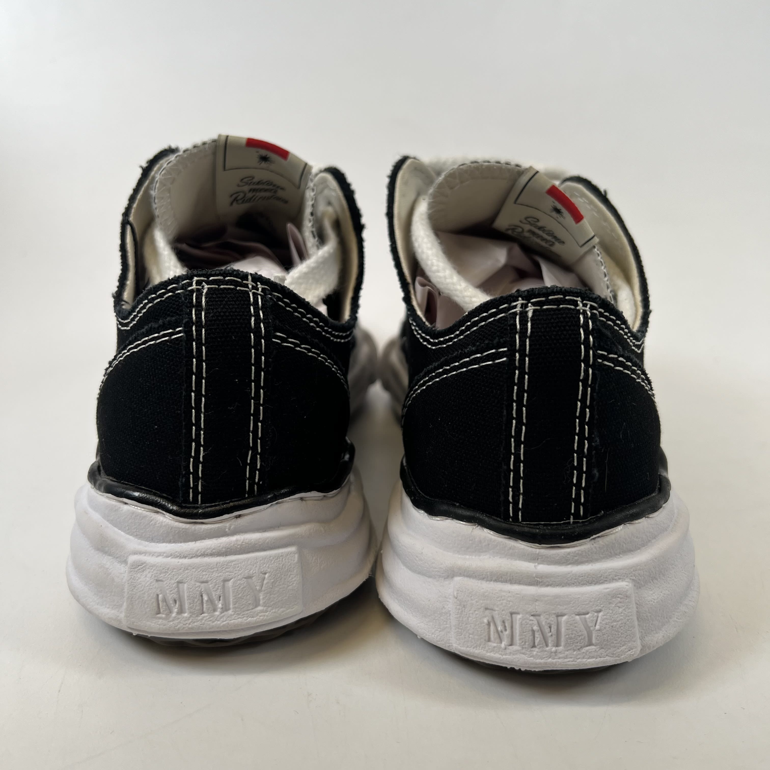 [SP14930] Maison Mihara Yasuhiro Peterson OG Sole Canvas Low Black
