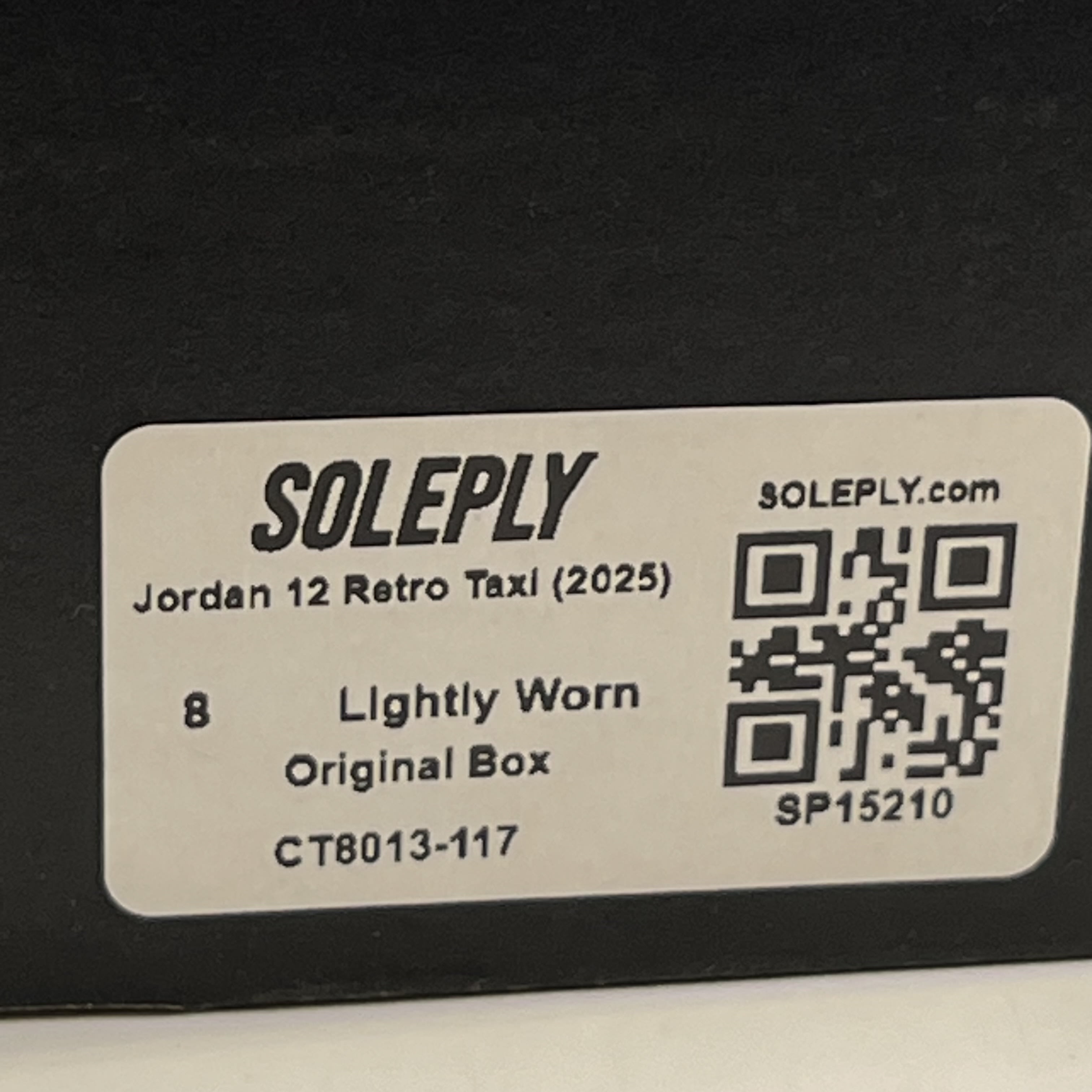 [SP15210] Jordan 12 Retro Taxi (2025)