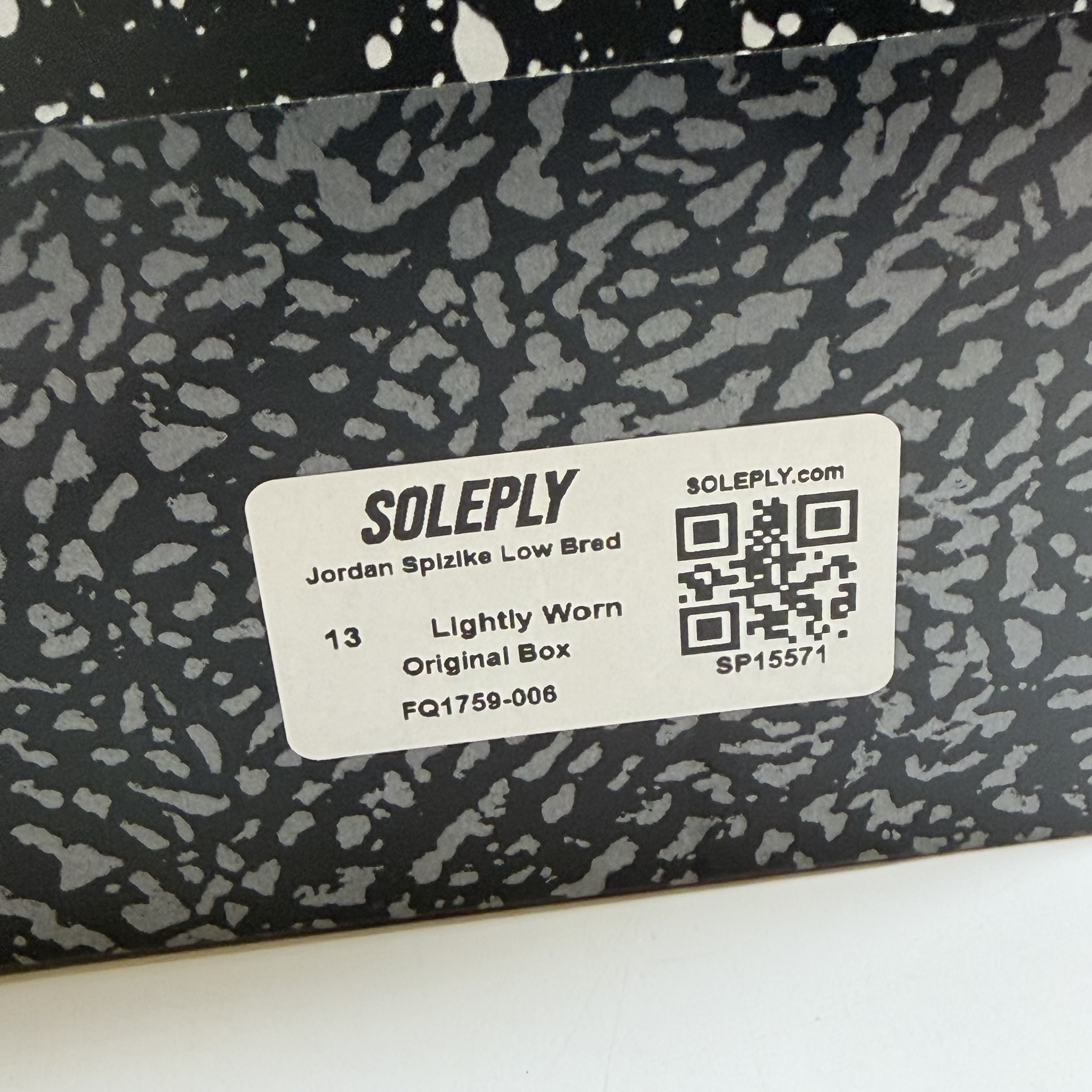 [SP15571] Jordan Spizike Low Bred
