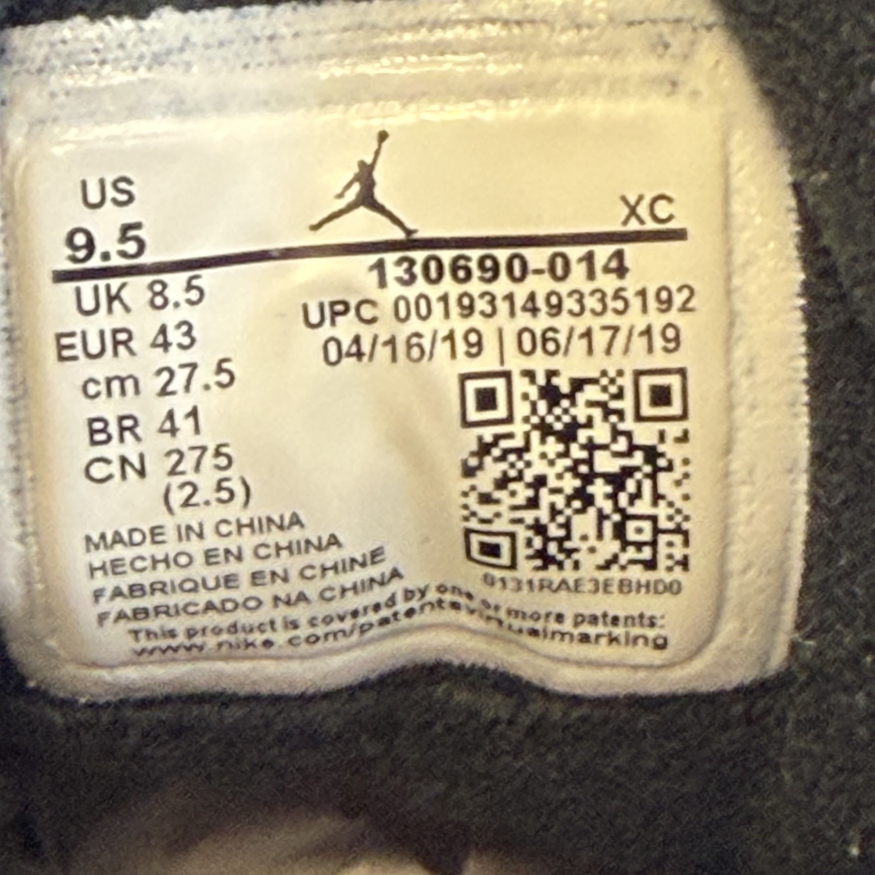 [SP15285] Jordan 12 Retro Black Game Royal
