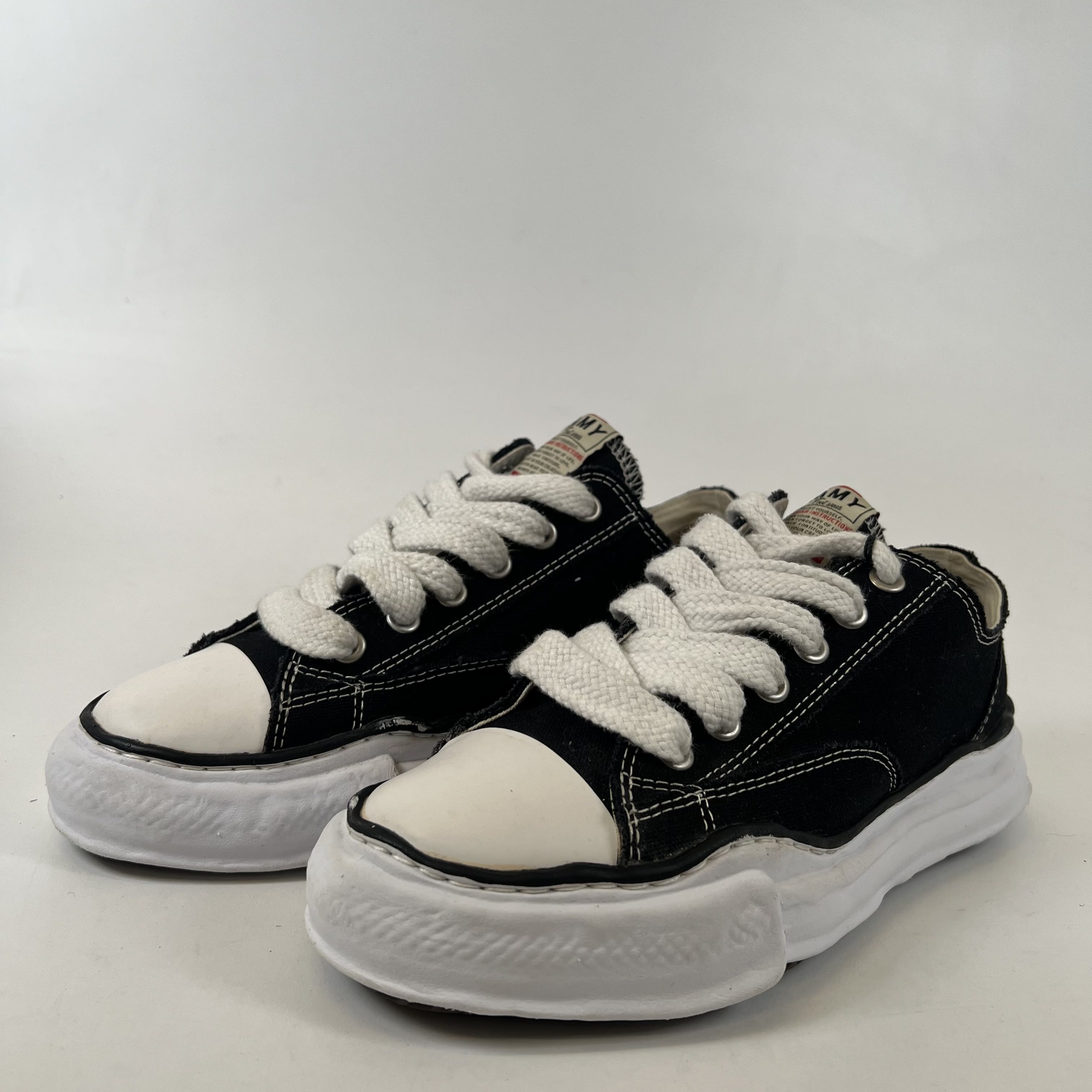 [SP14608] Maison Mihara Yasuhiro Peterson OG Sole Canvas Low Black