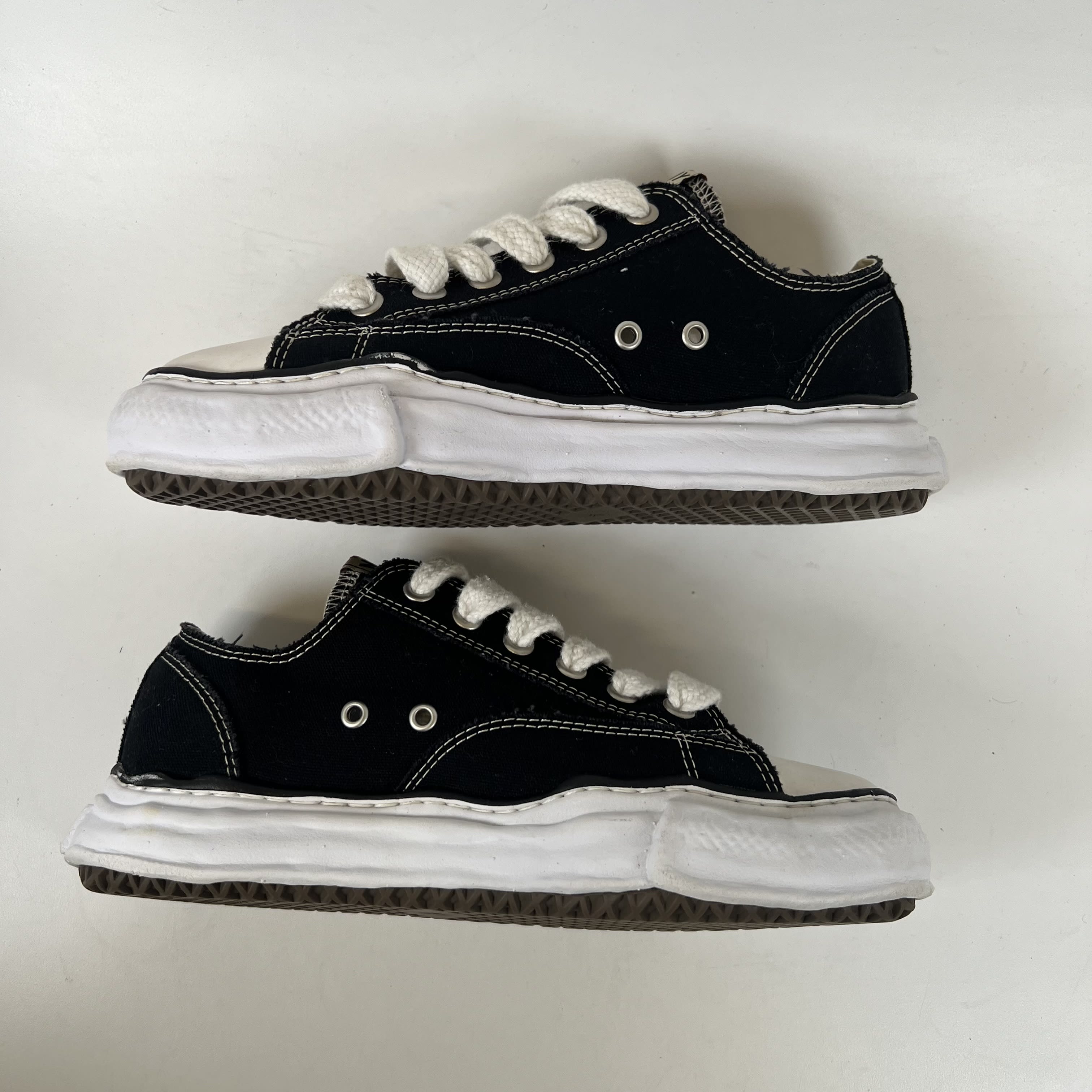[SP14608] Maison Mihara Yasuhiro Peterson OG Sole Canvas Low Black