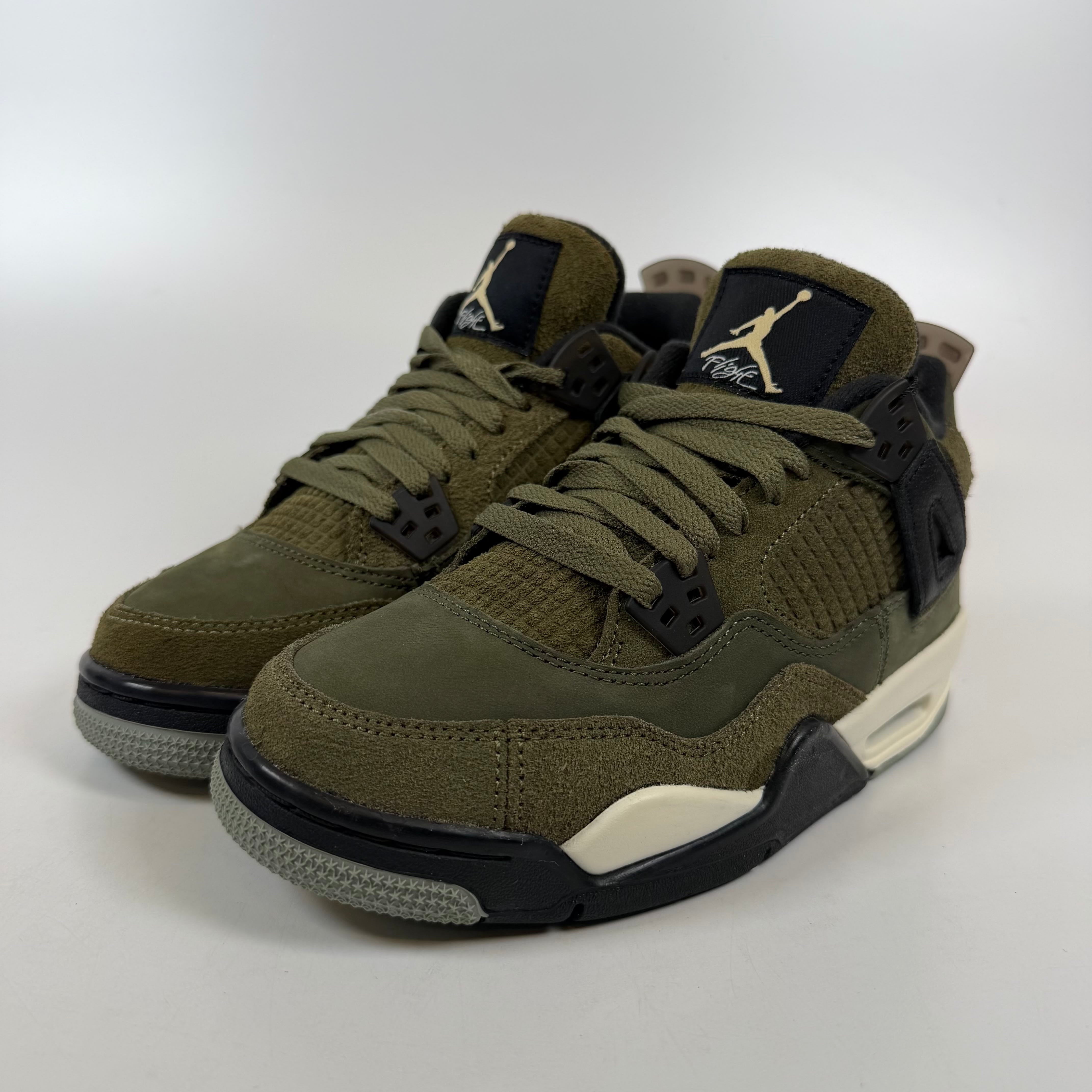 [SP15435] Jordan 4 Retro SE Craft Medium Olive (GS)