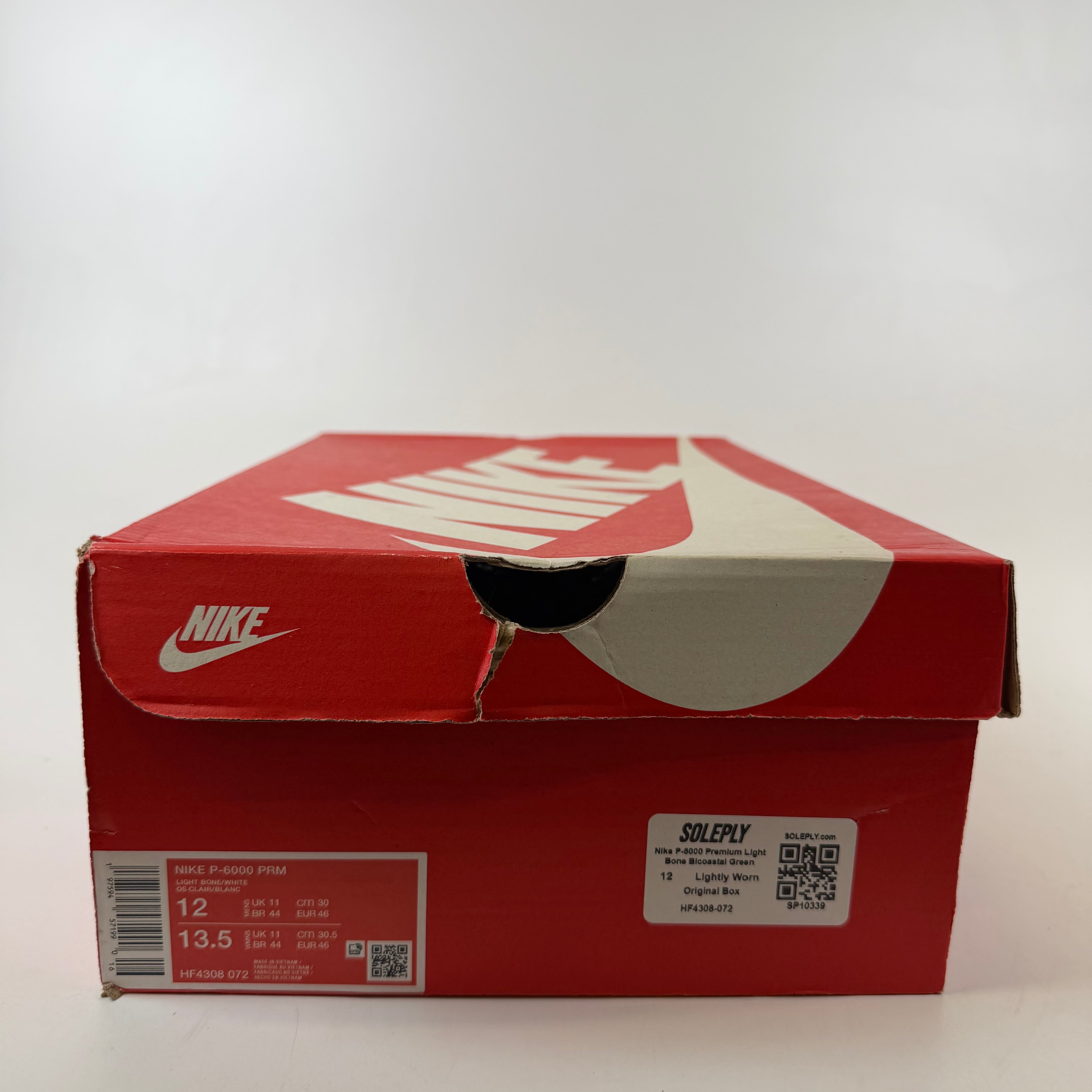 [SP10339] Nike P-6000 Premium Light Bone Bicoastal Green