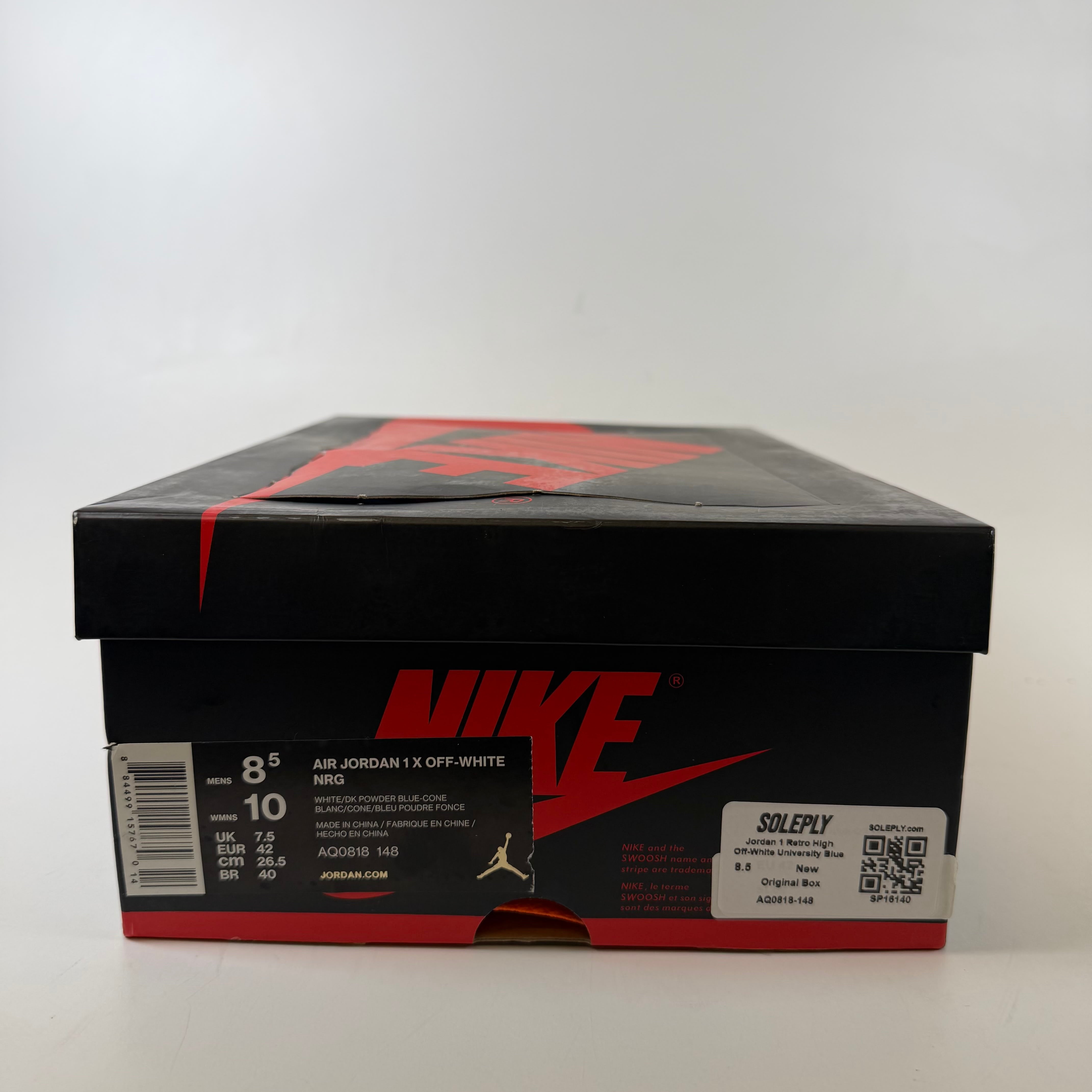 [SP16140] Jordan 1 Retro High Off-White University Blue