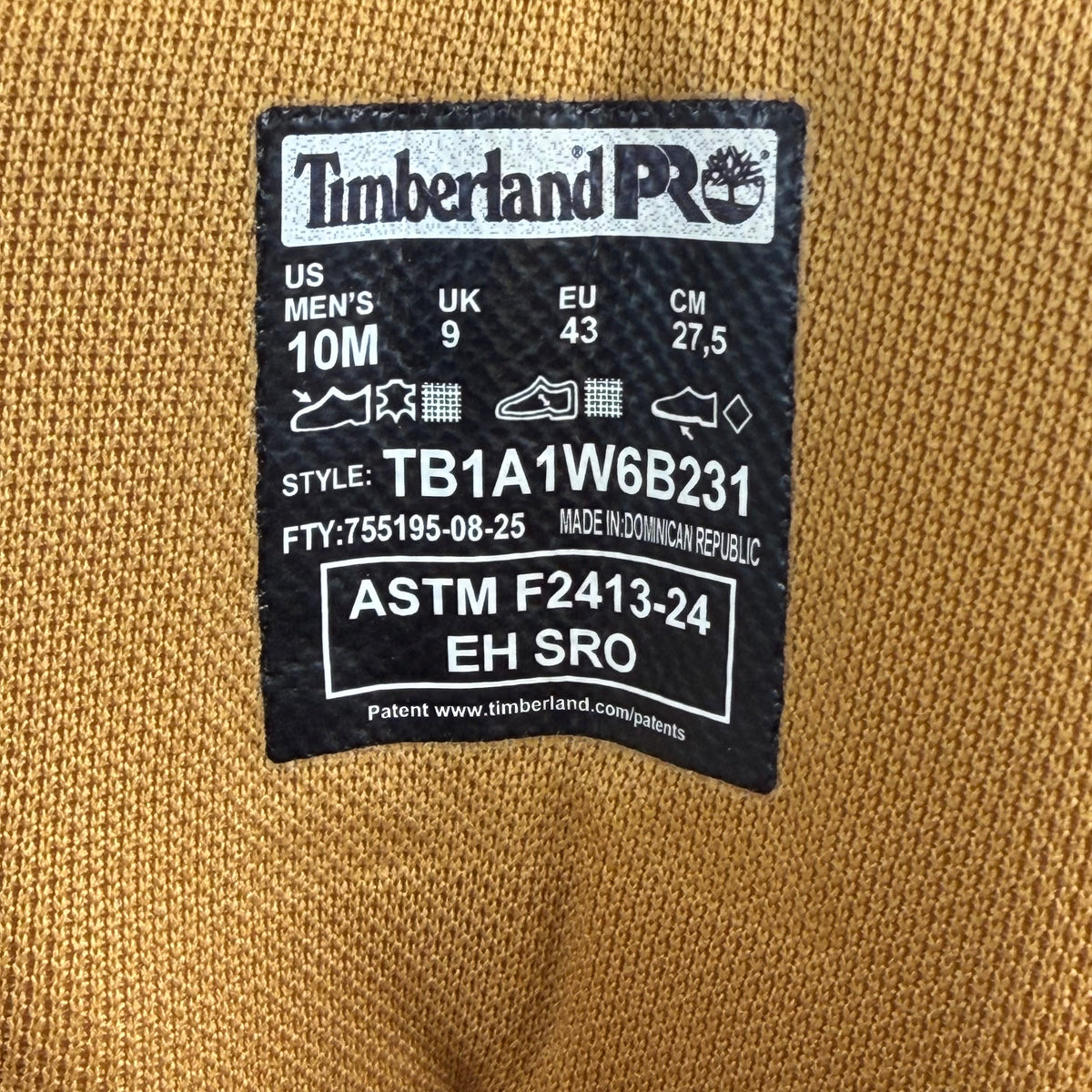 [SP21908] Timberland 6 Inch Pro Direct Attach Wide 'Wheat'