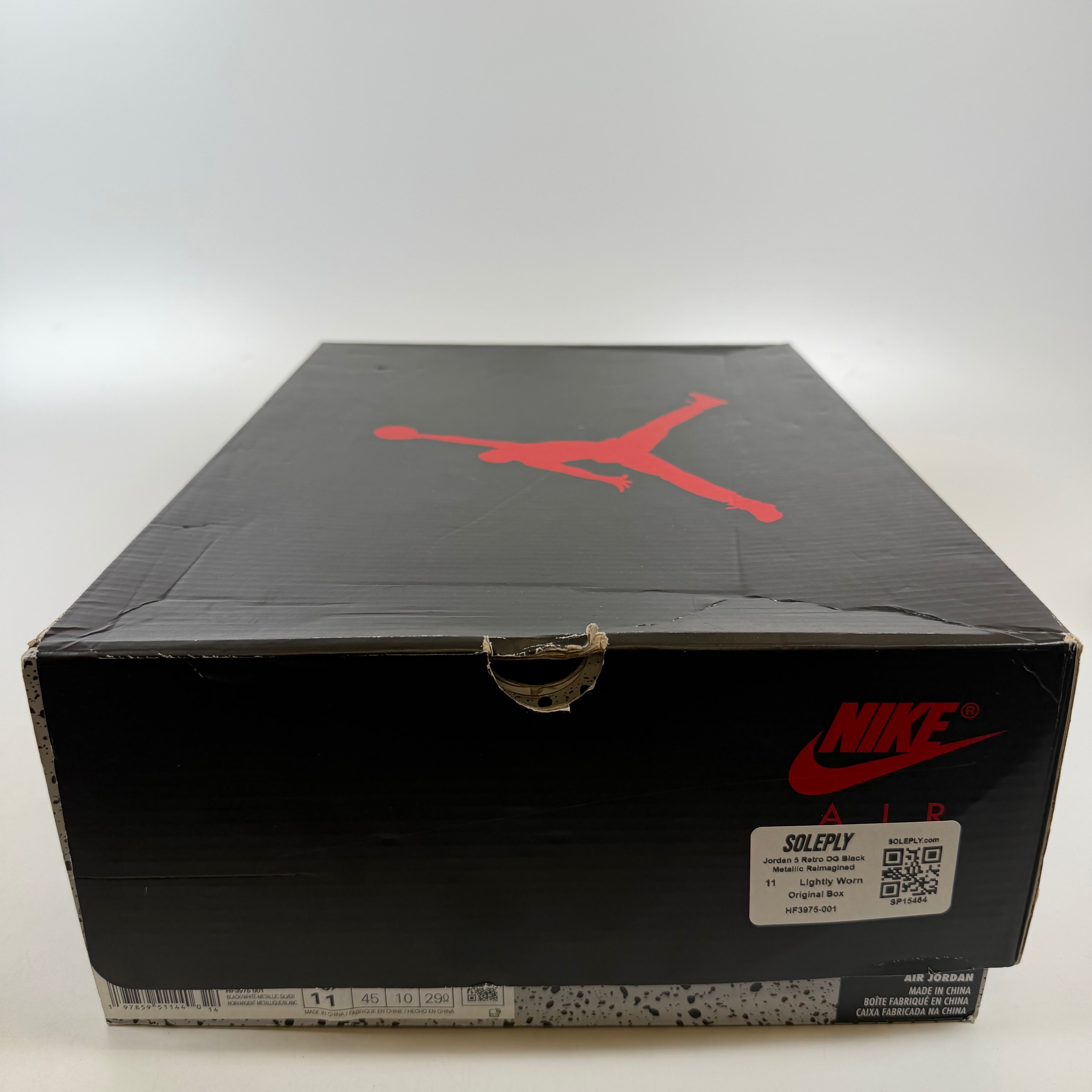 [SP15464] Jordan 5 Retro OG Black Metallic Reimagined
