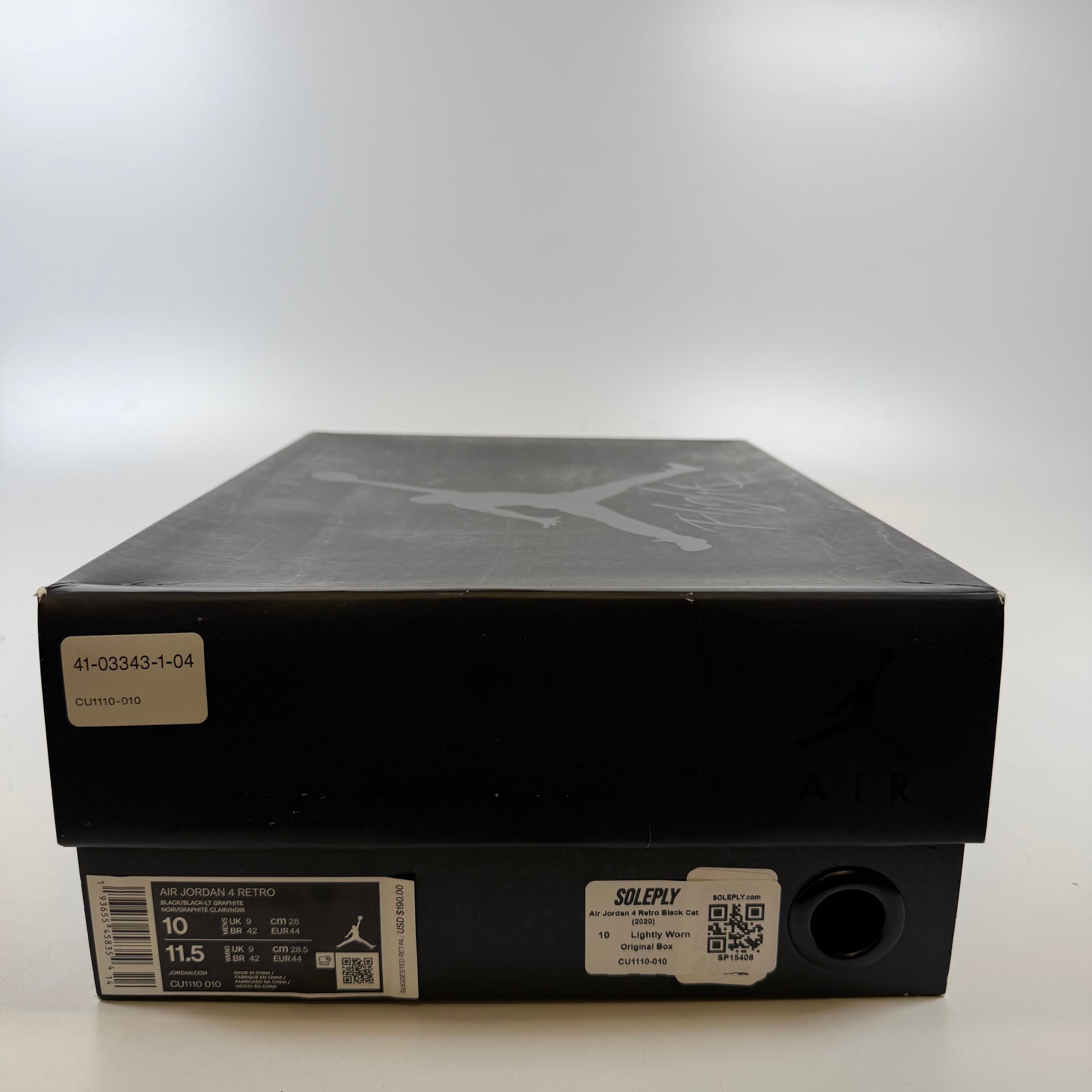 [SP15408] Air Jordan 4 Retro Black Cat (2020)