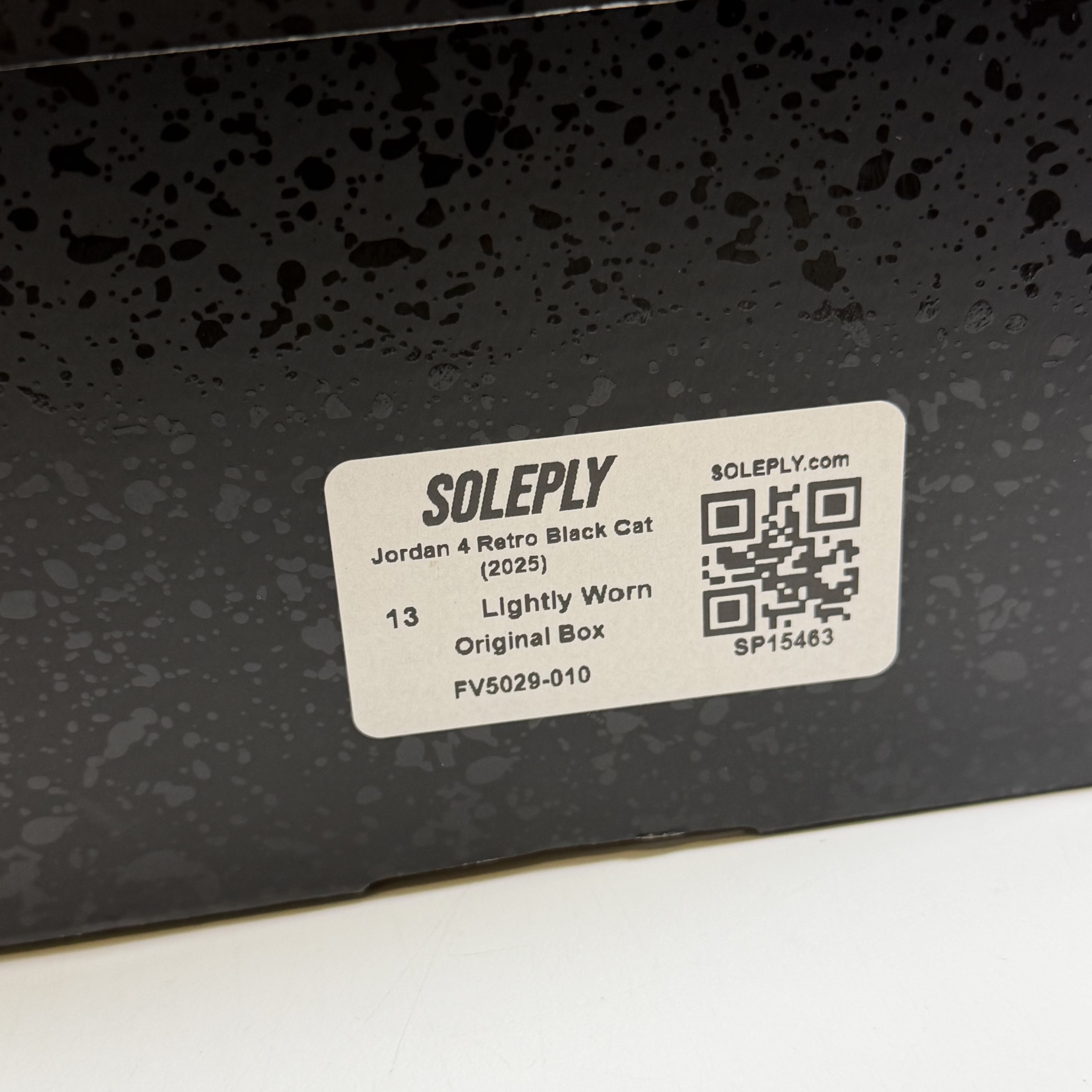 [SP15463] Jordan 4 Retro Black Cat (2025)