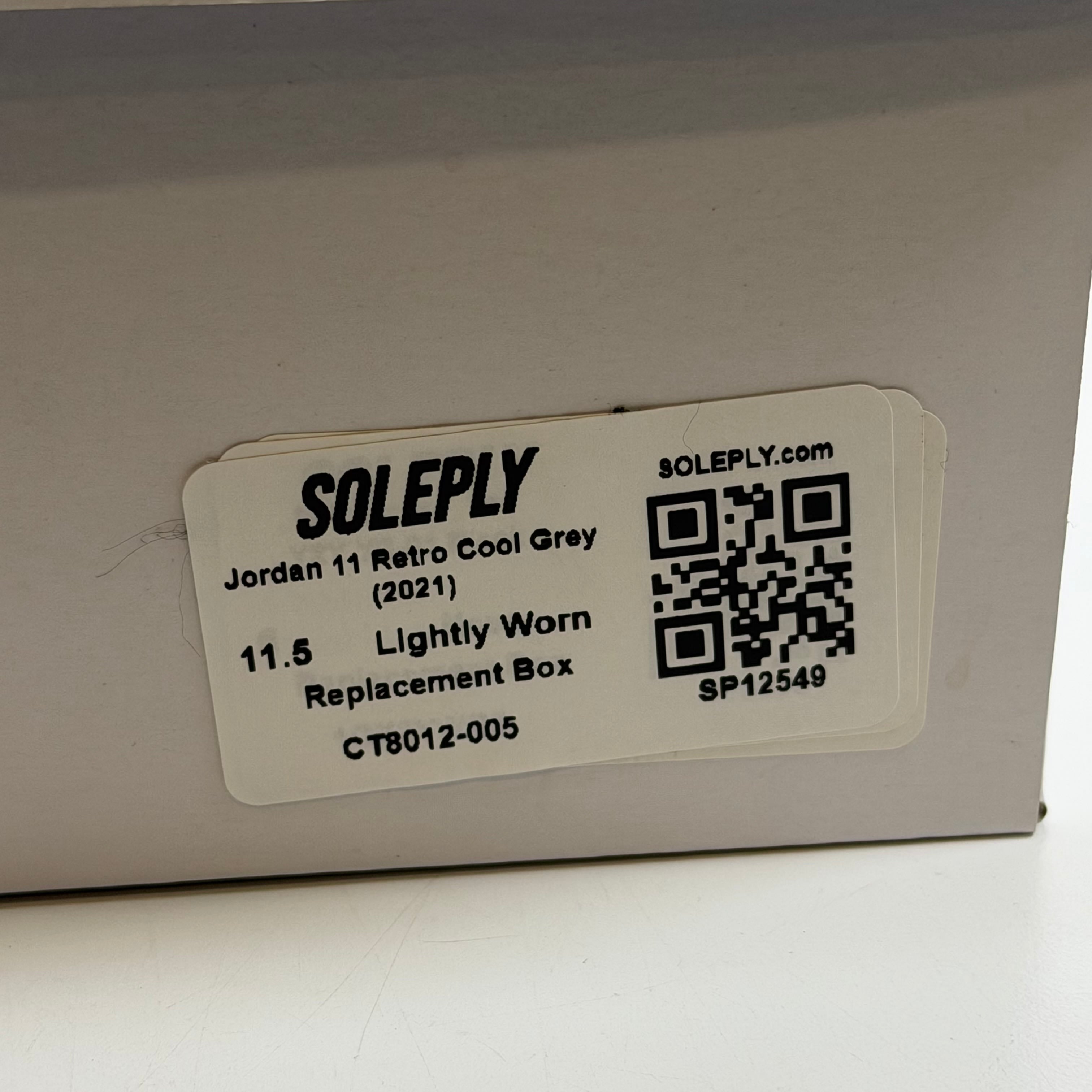 [SP12549] Jordan 11 Retro Cool Grey (2021)