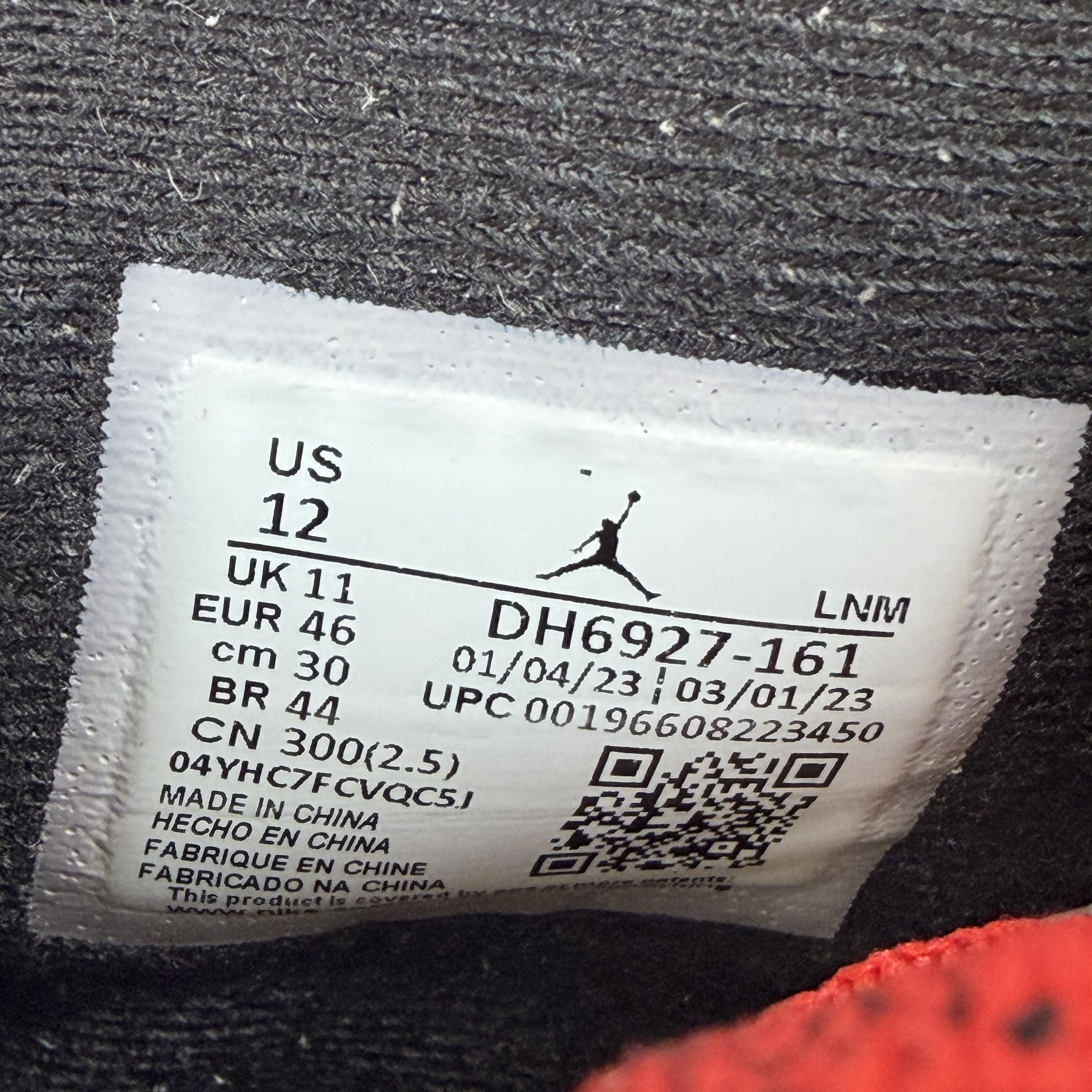 [SP12540] Jordan 4 Retro Red Cement