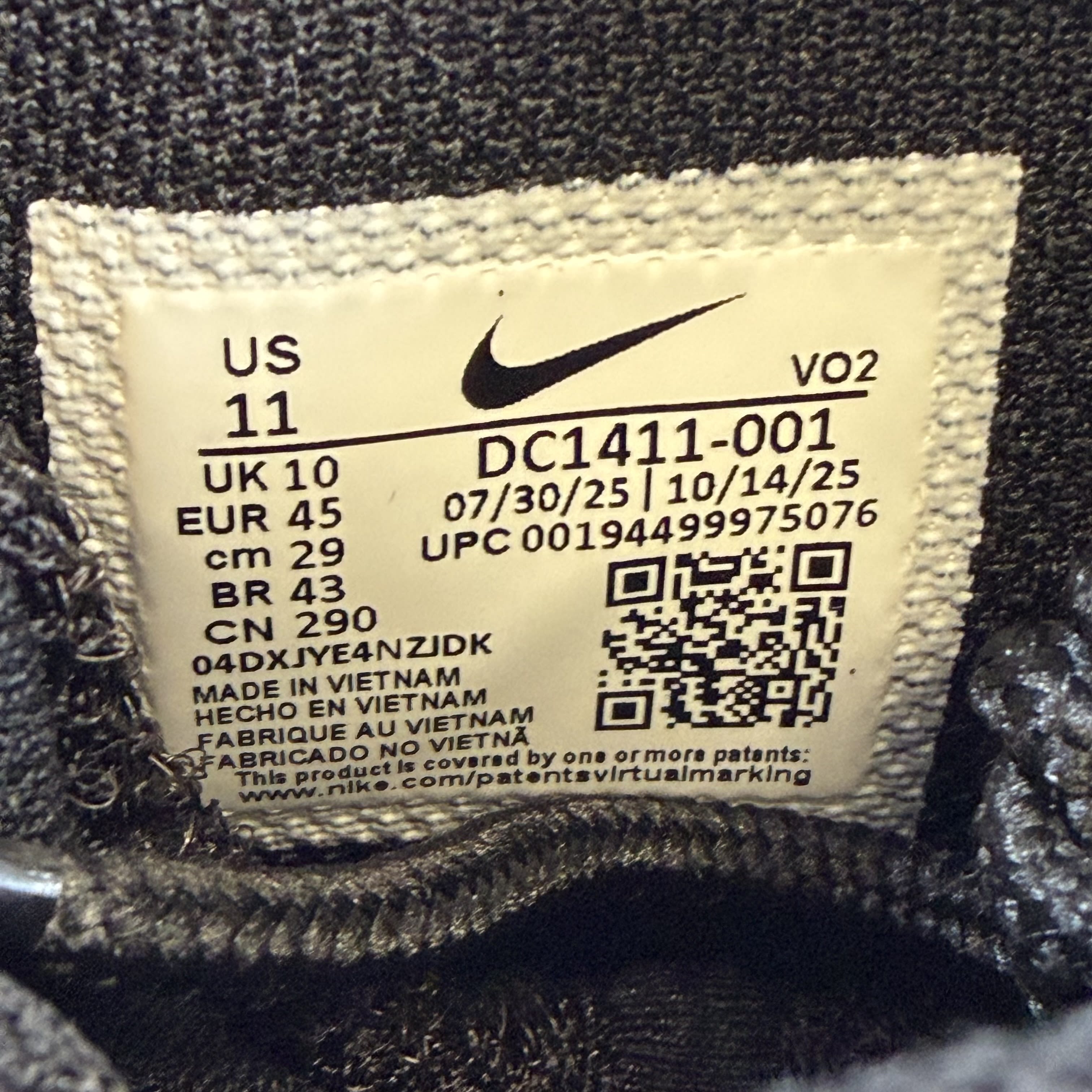 [SP15276] Nike Air Max 2 CB 94 Triple Black (2020/2023)