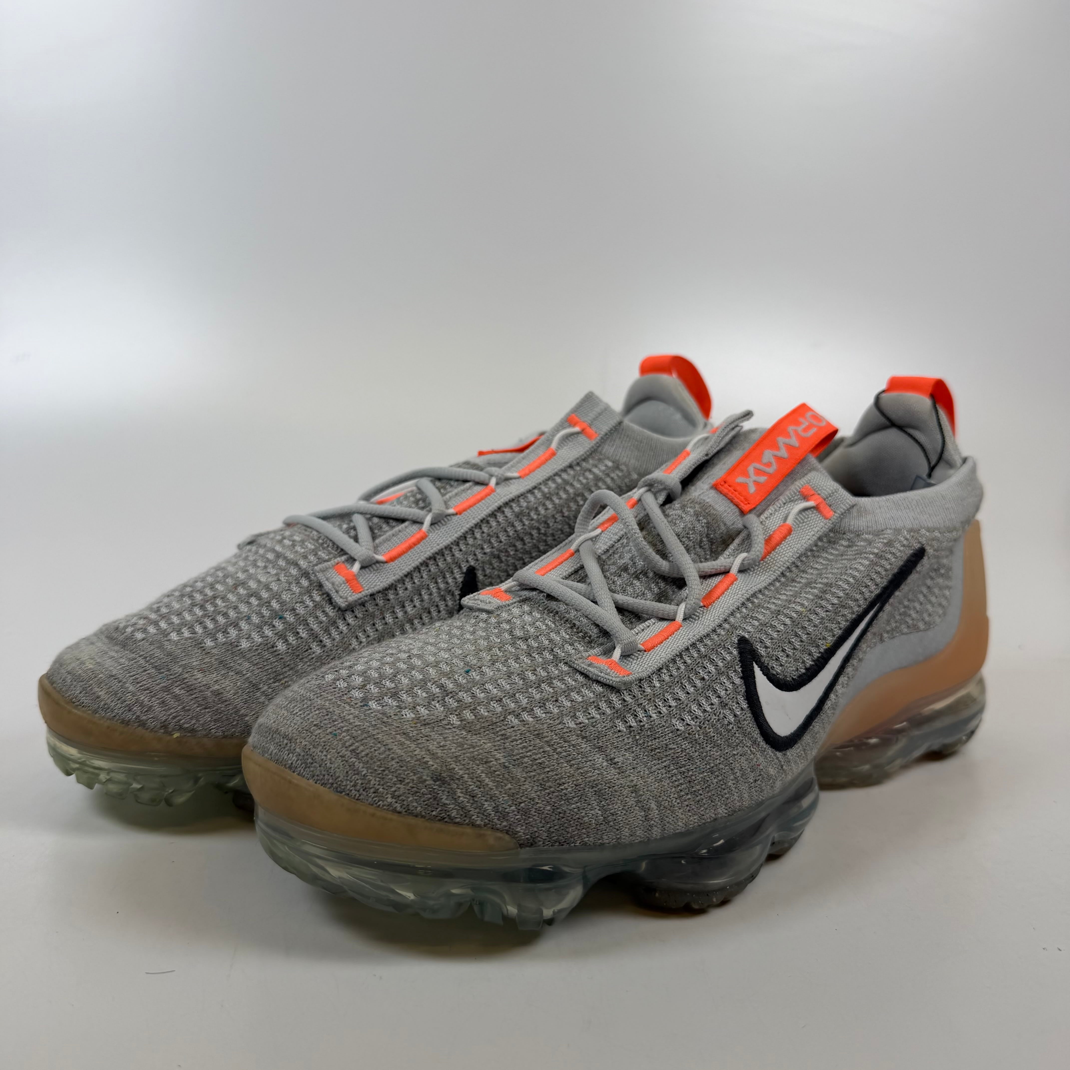[SP10824] Nike Air VaporMax 2021 FK Grey Fog Bright Mango