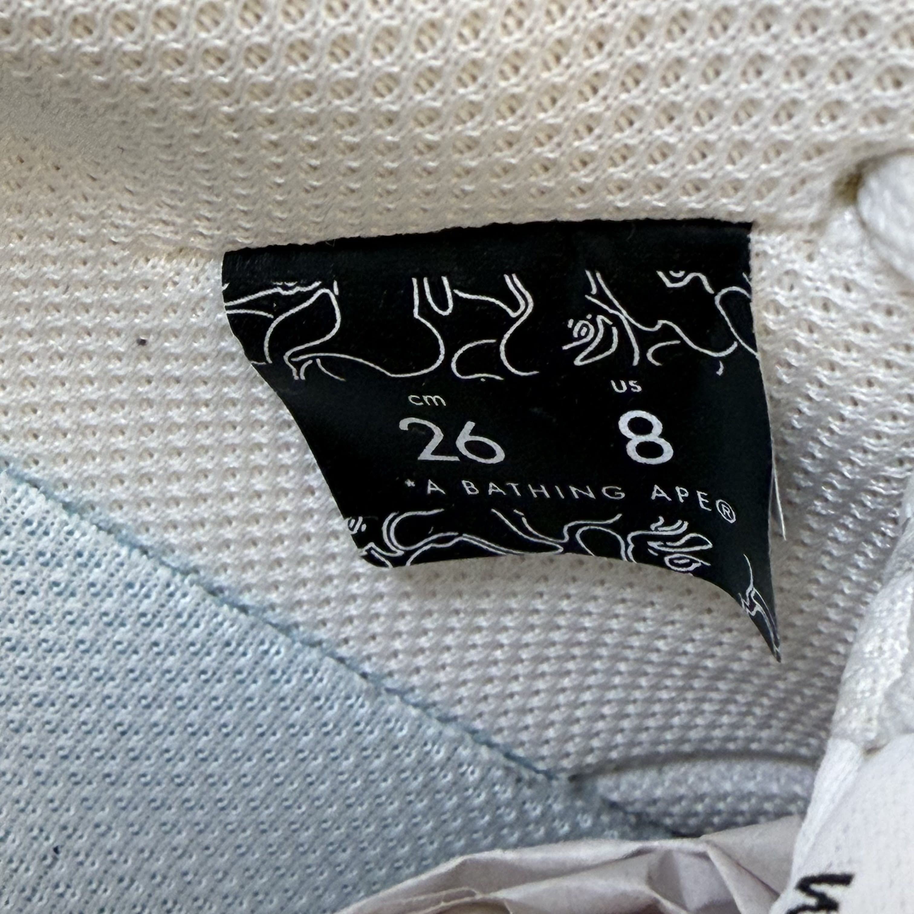 [SP9309] A Bathing Ape Sk8 Sta #4 White
