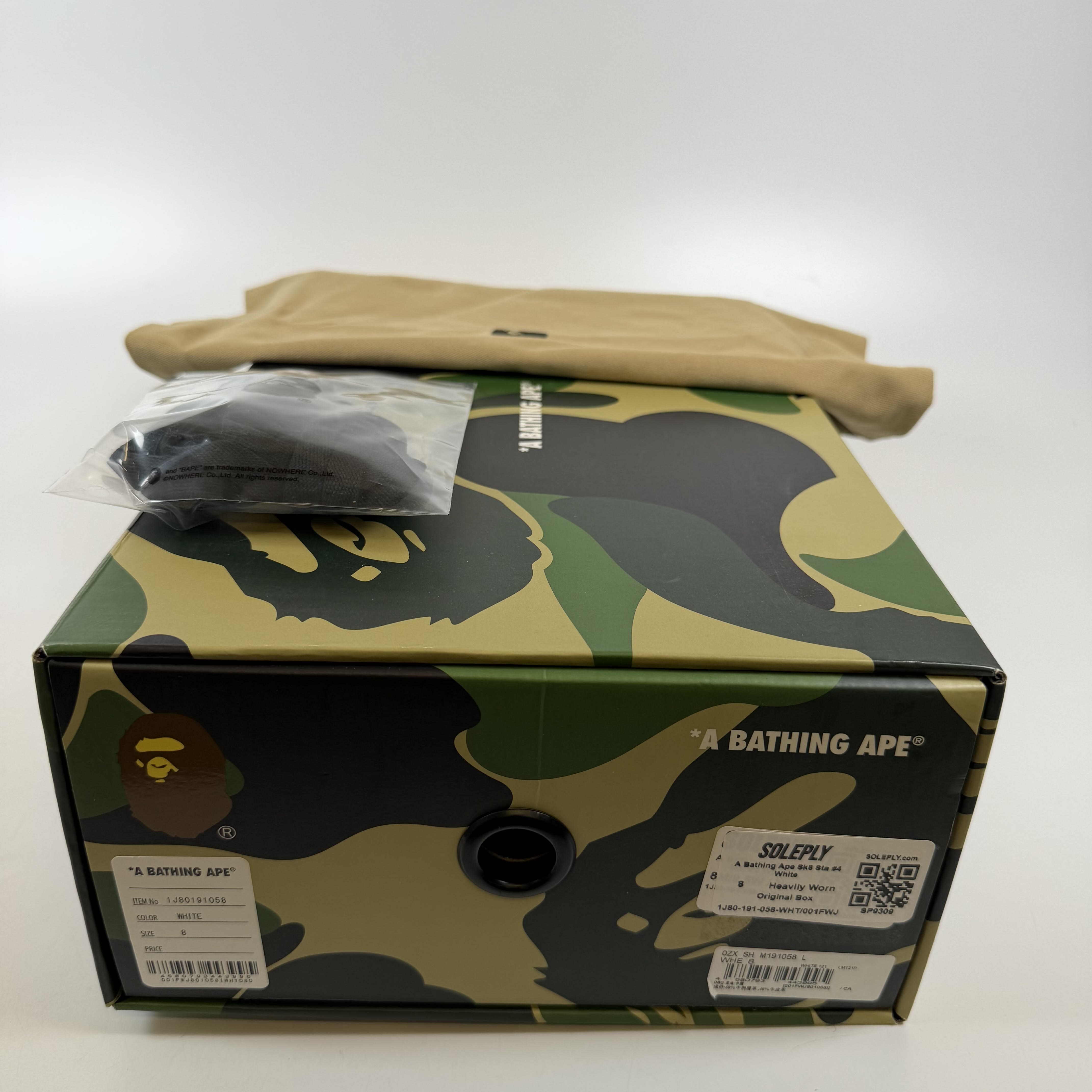 [SP9309] A Bathing Ape Sk8 Sta #4 White
