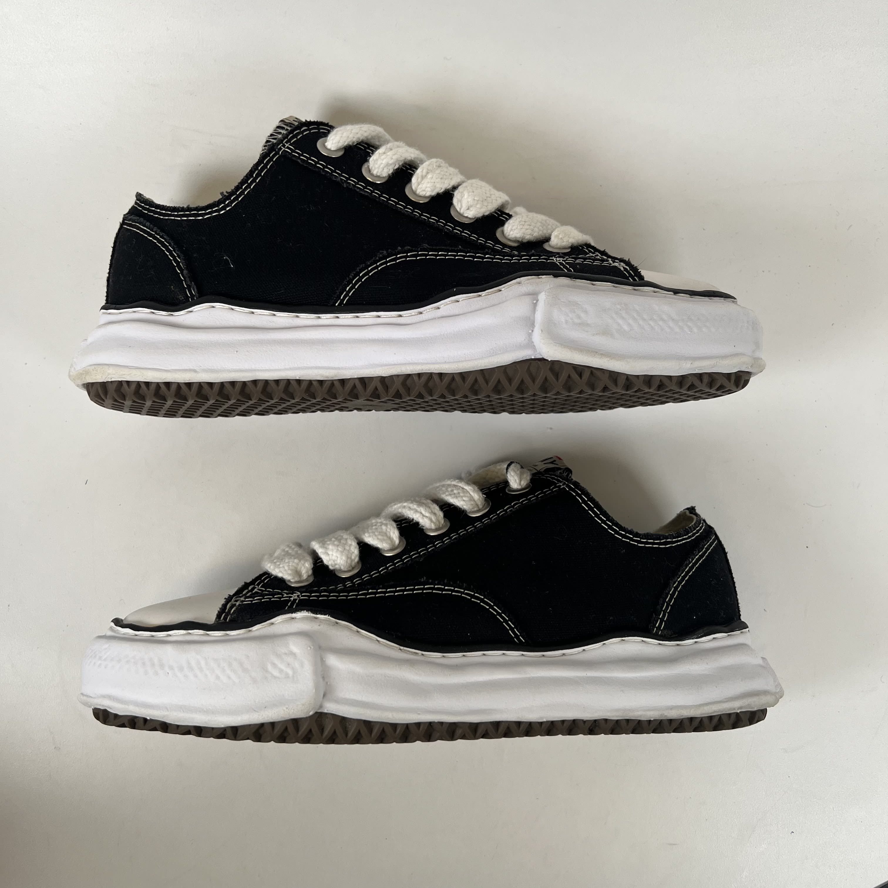 [SP14608] Maison Mihara Yasuhiro Peterson OG Sole Canvas Low Black