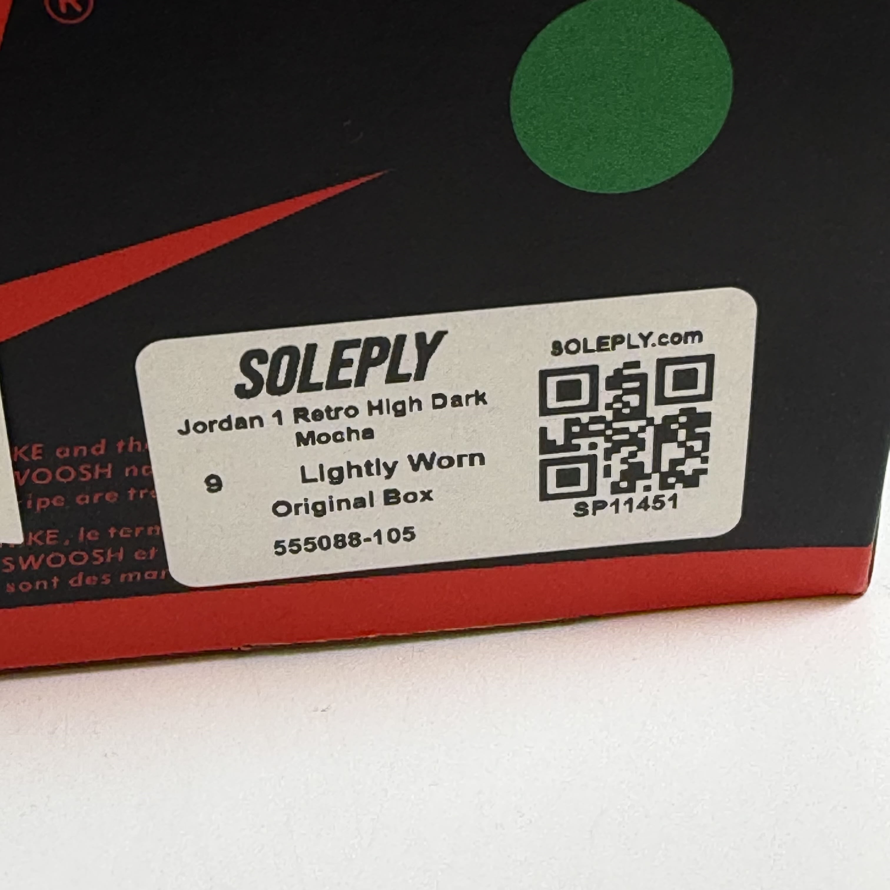 [SP11451] Jordan 1 Retro High Dark Mocha