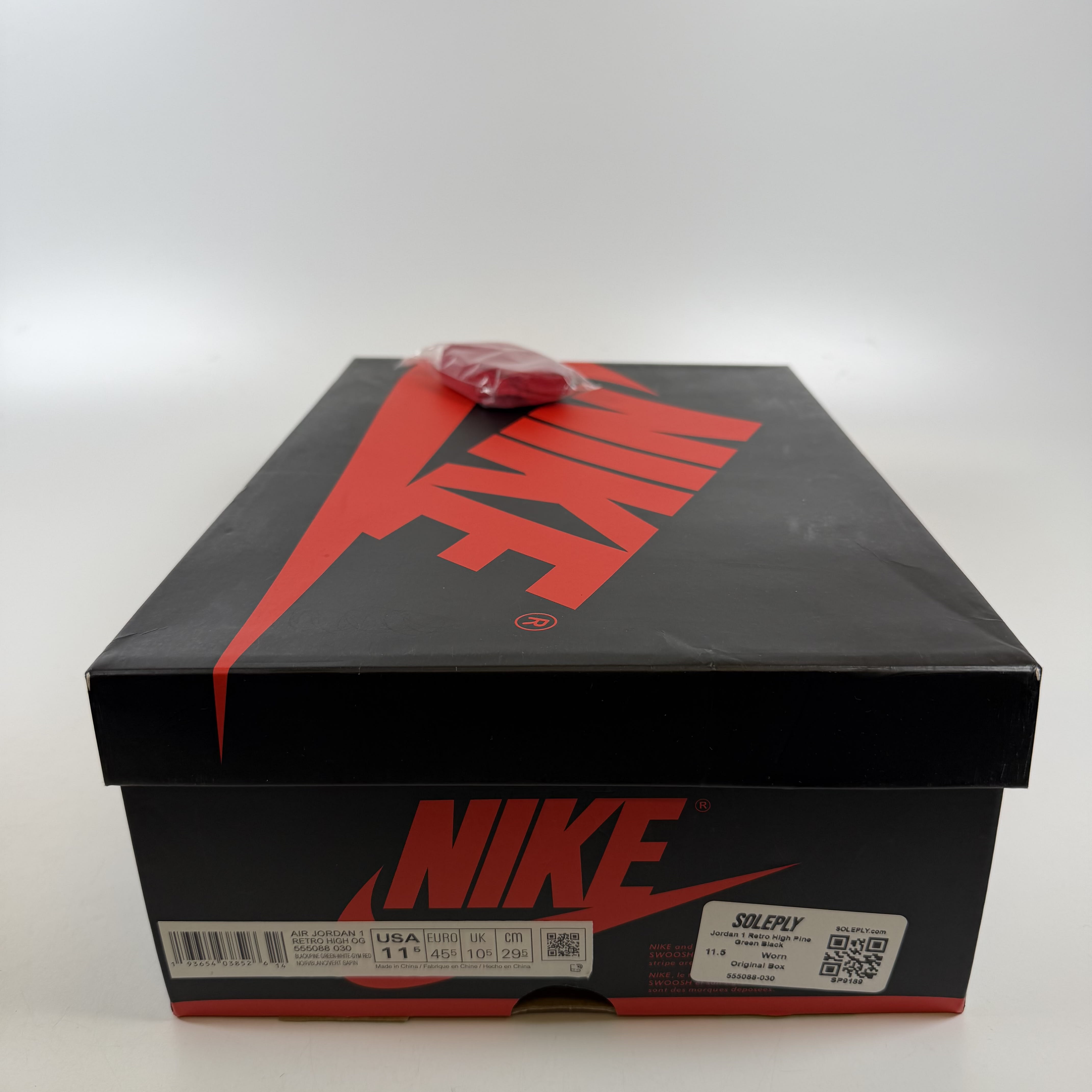 [SP9189] Jordan 1 Retro High Pine Green Black