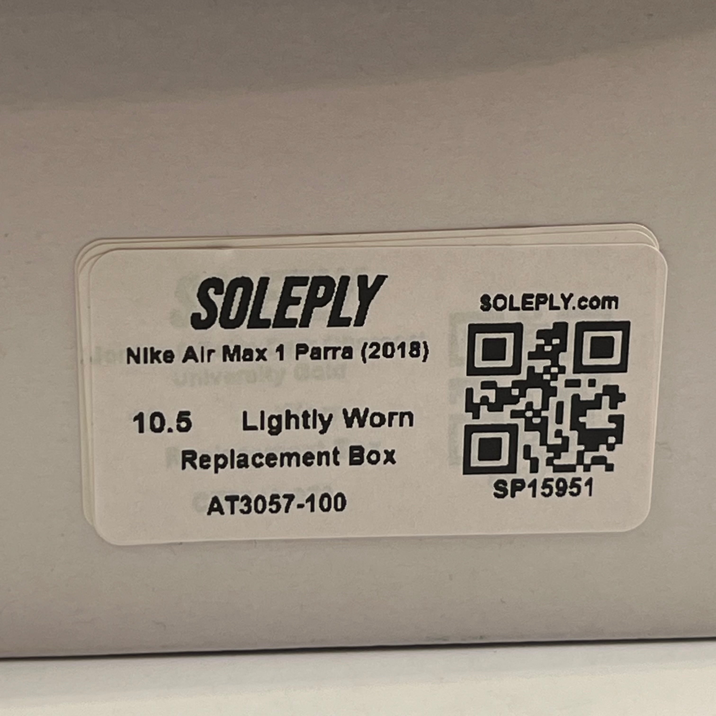 [SP15951] Nike Air Max 1 Parra (2018)