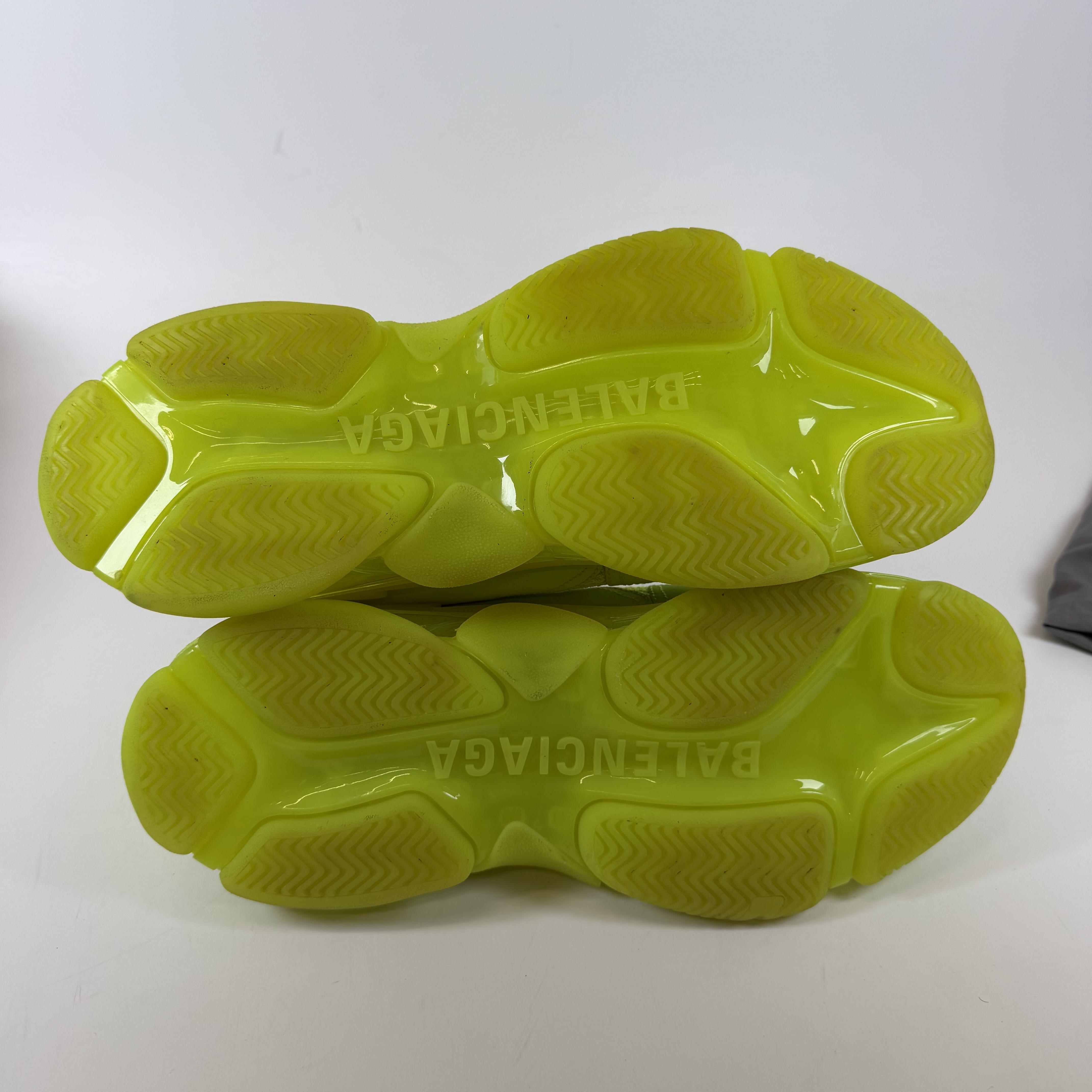 [SP9735] Balenciaga Triple S Clear Sole Fluo Yellow