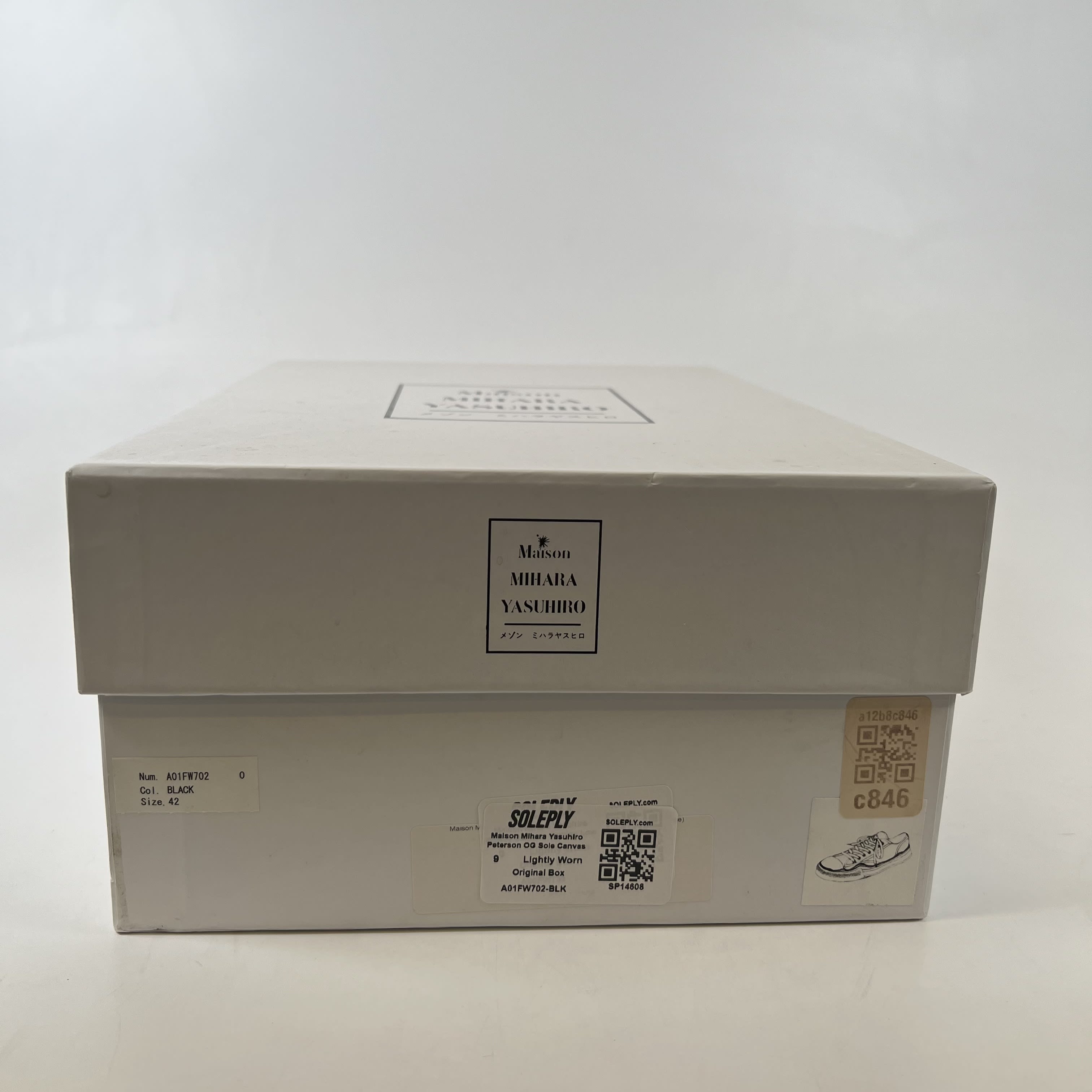 [SP14608] Maison Mihara Yasuhiro Peterson OG Sole Canvas Low Black