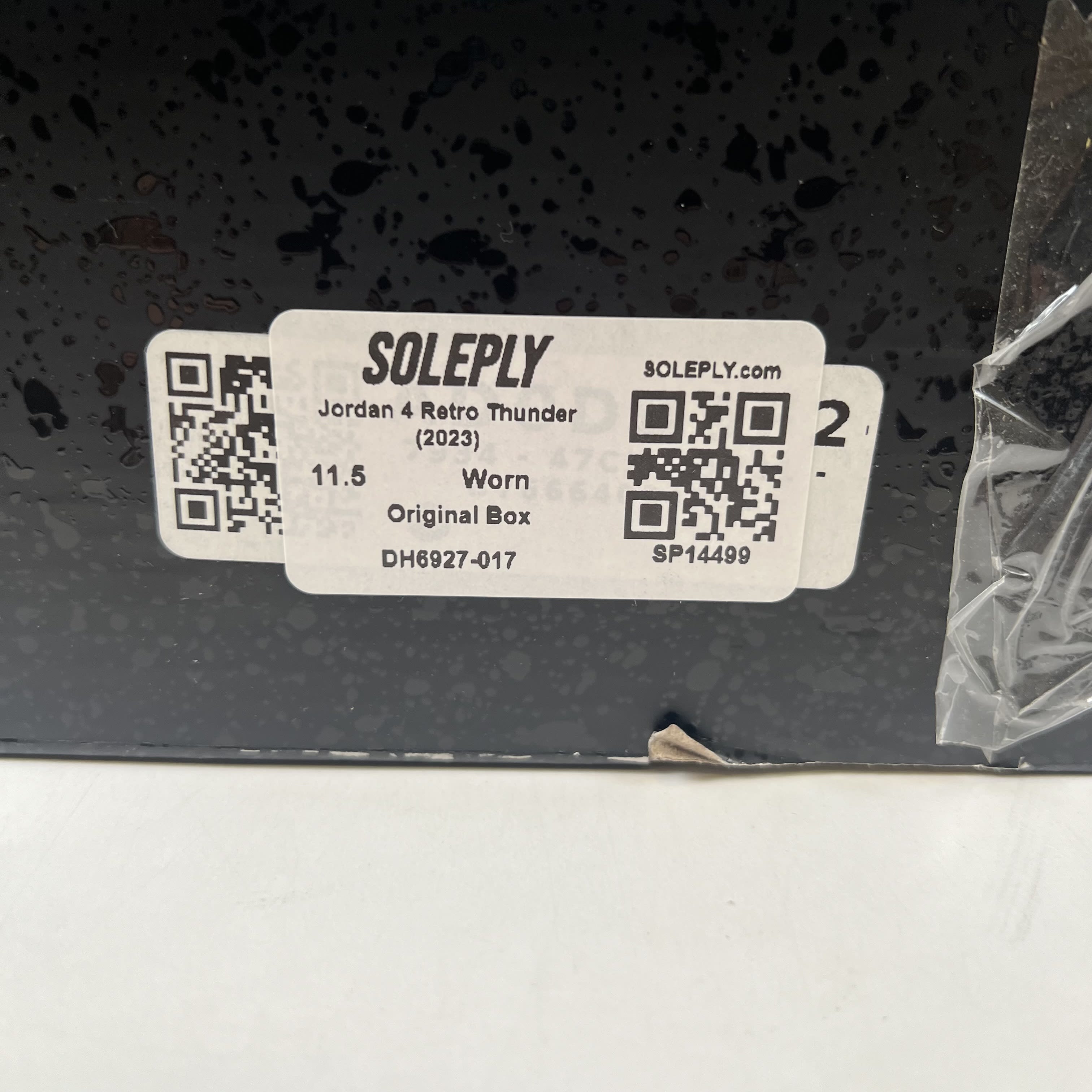 [SP14499] Jordan 4 Retro Thunder (2023)