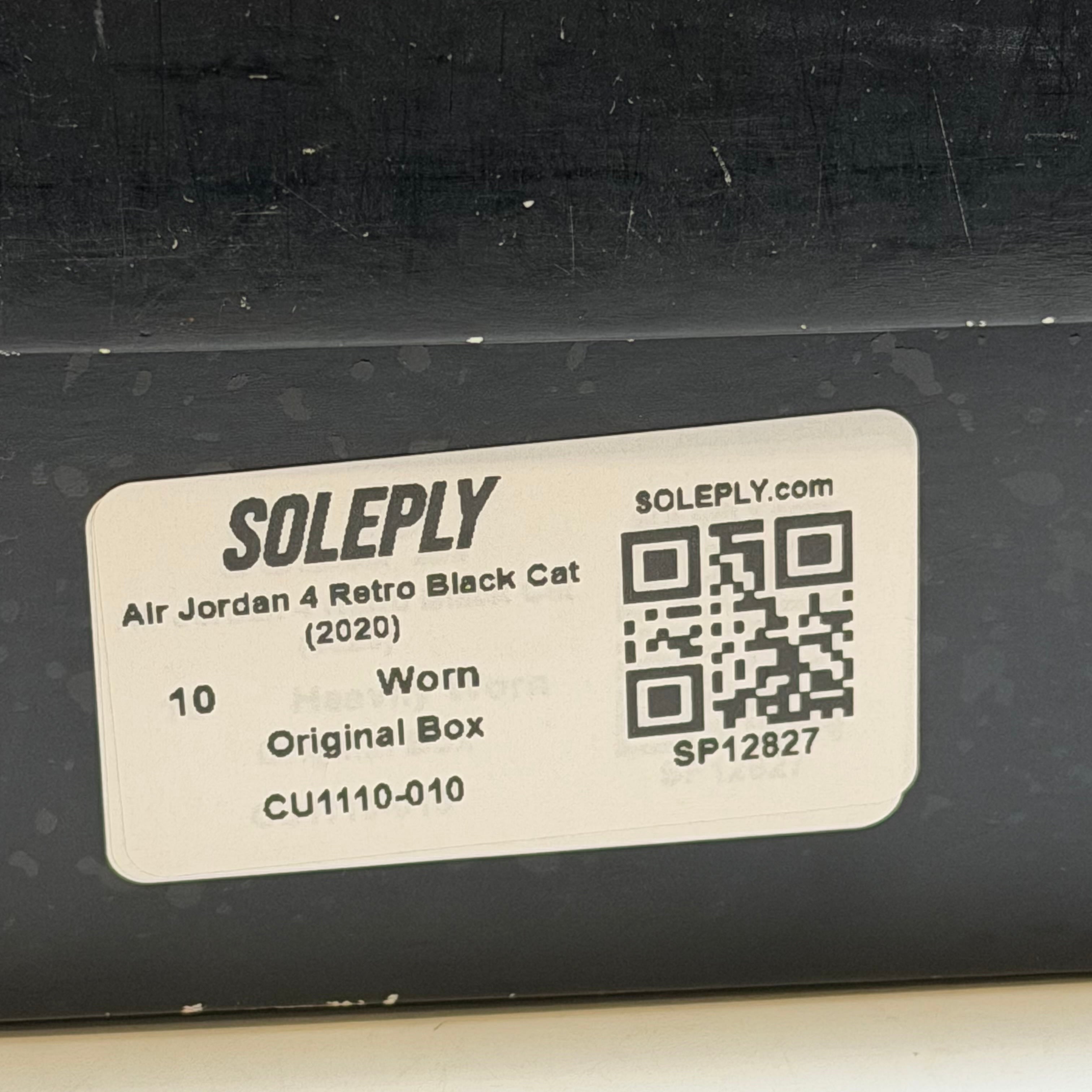 [SP12827] Air Jordan 4 Retro Black Cat (2020)