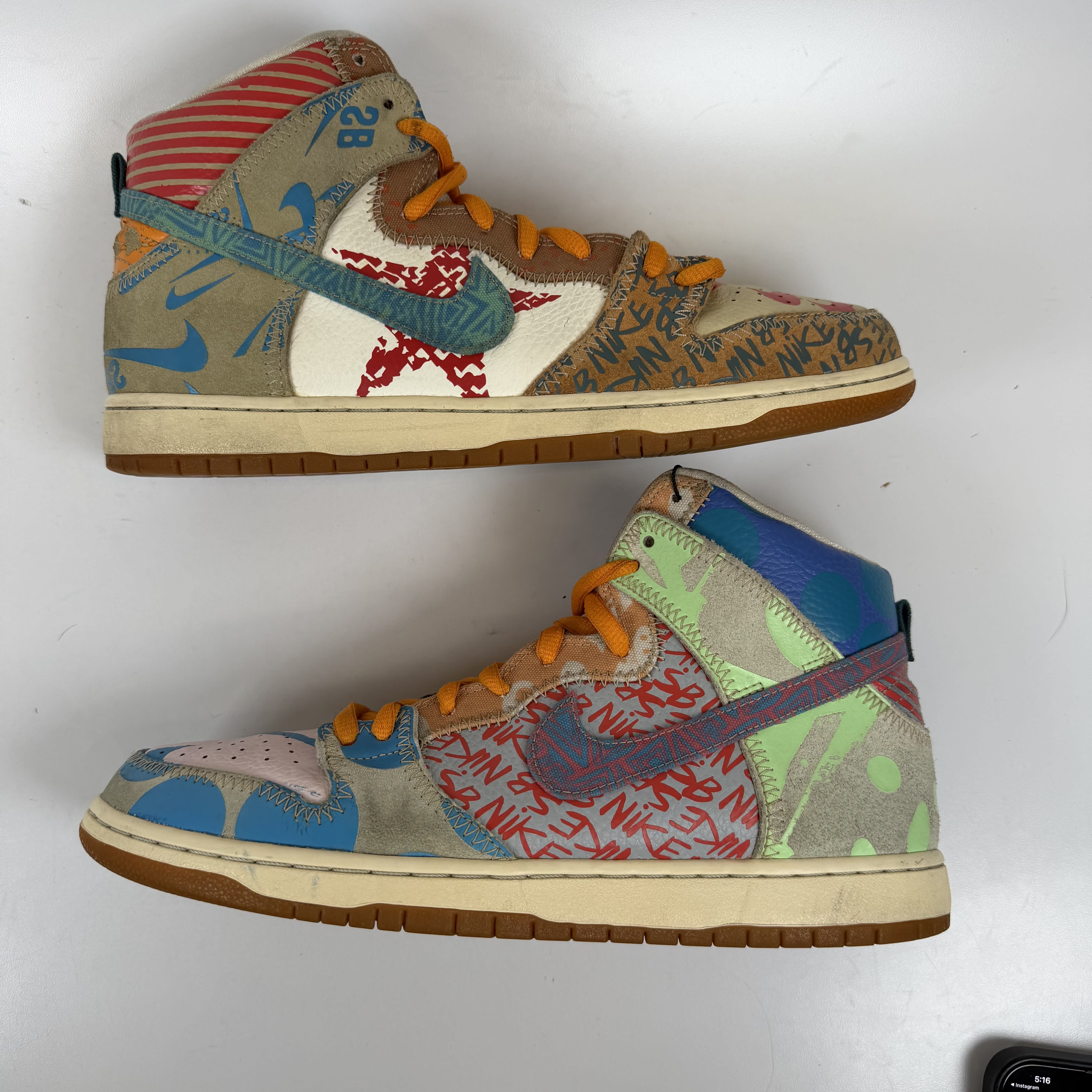 [SP15585] Nike SB Dunk High Thomas Campbell What the Dunk