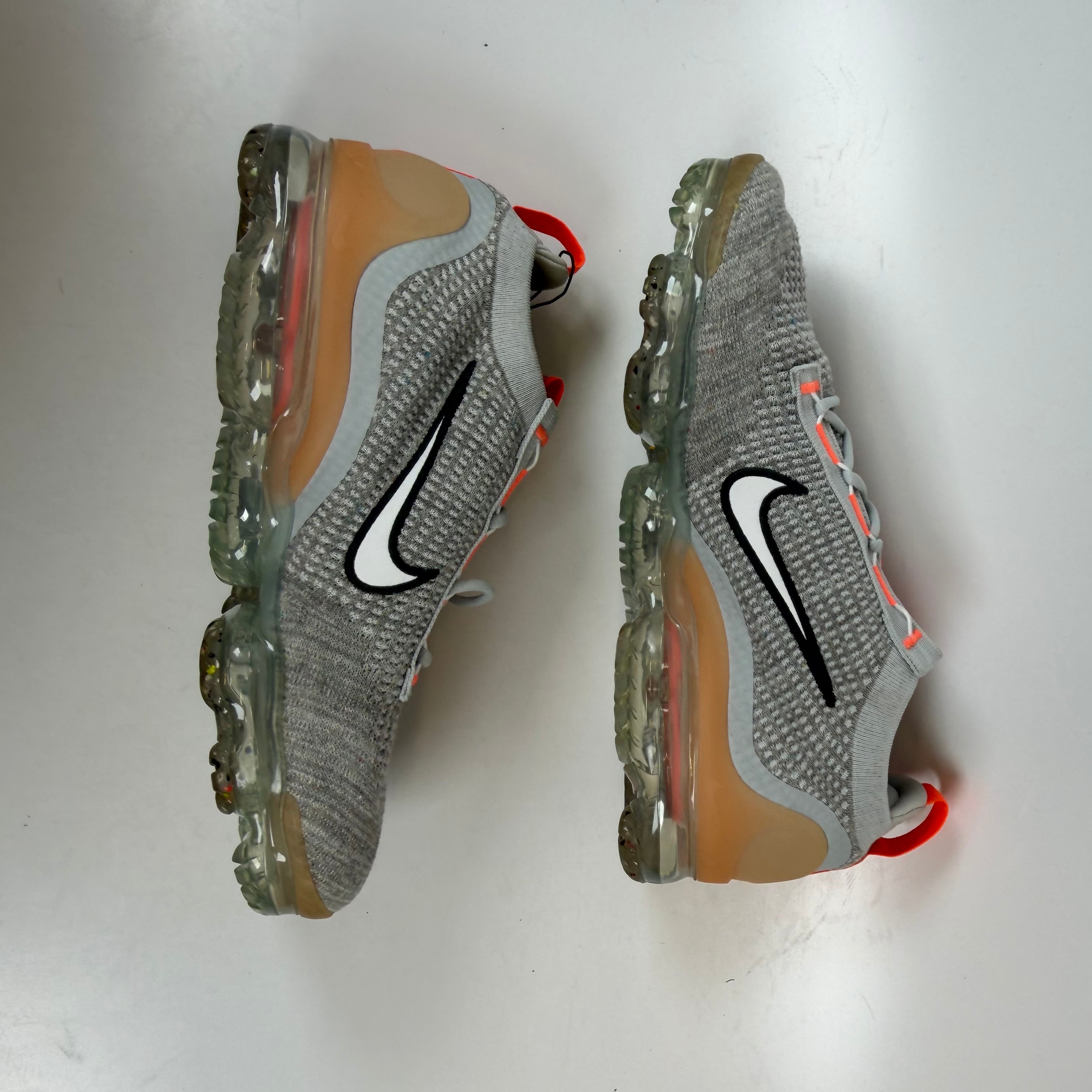 [SP10824] Nike Air VaporMax 2021 FK Grey Fog Bright Mango