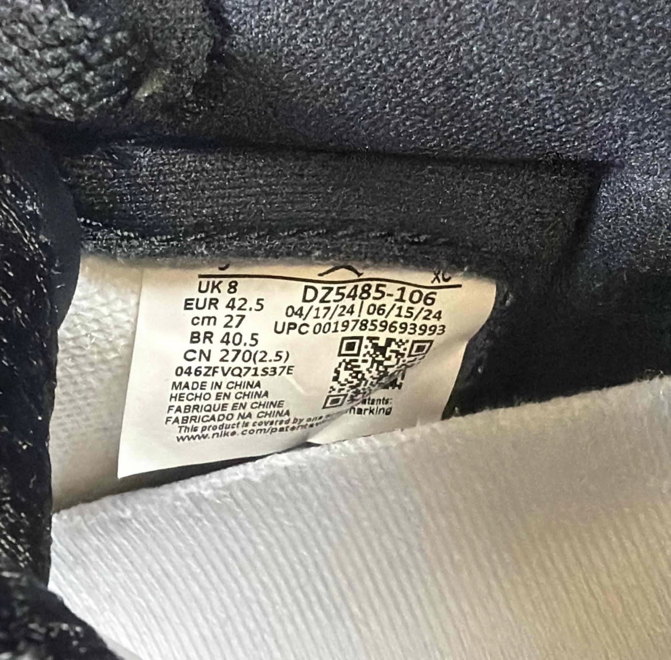 [SP10053] Jordan 1 Retro High OG Black Toe Reimagined