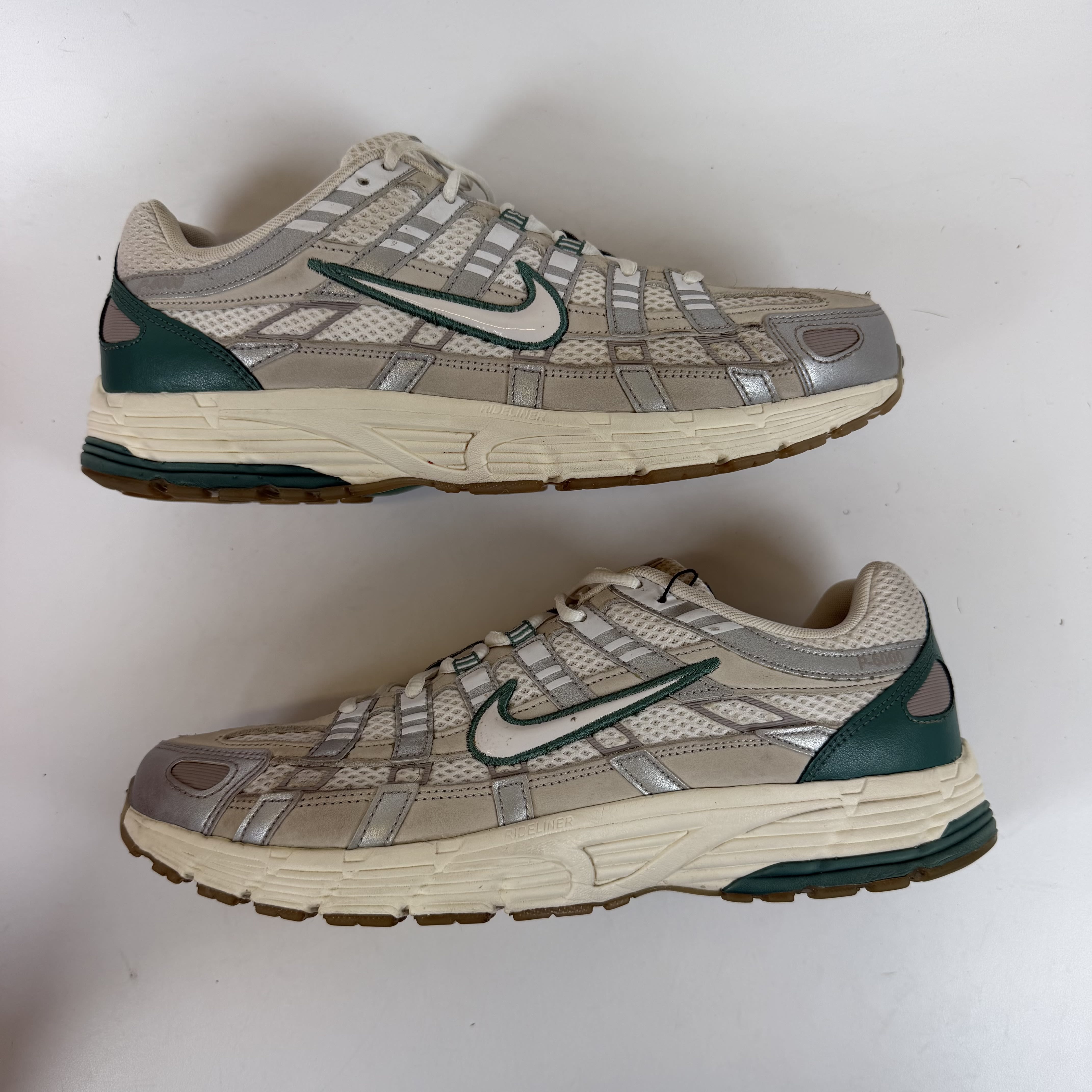 [SP10339] Nike P-6000 Premium Light Bone Bicoastal Green