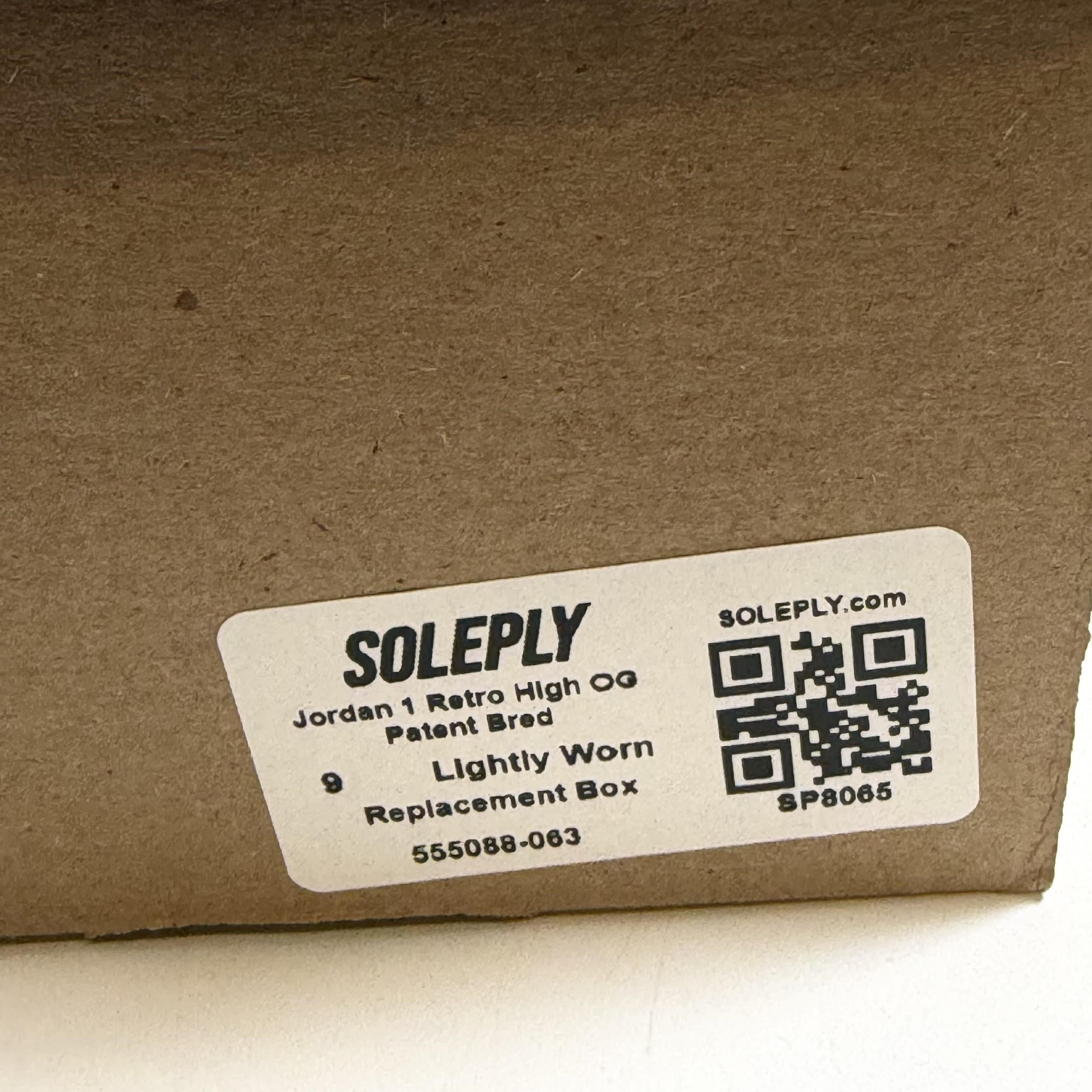 [SP8065] Jordan 1 Retro High OG Patent Bred