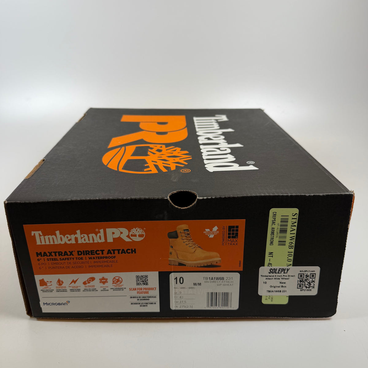 [SP21908] Timberland 6 Inch Pro Direct Attach Wide 'Wheat'