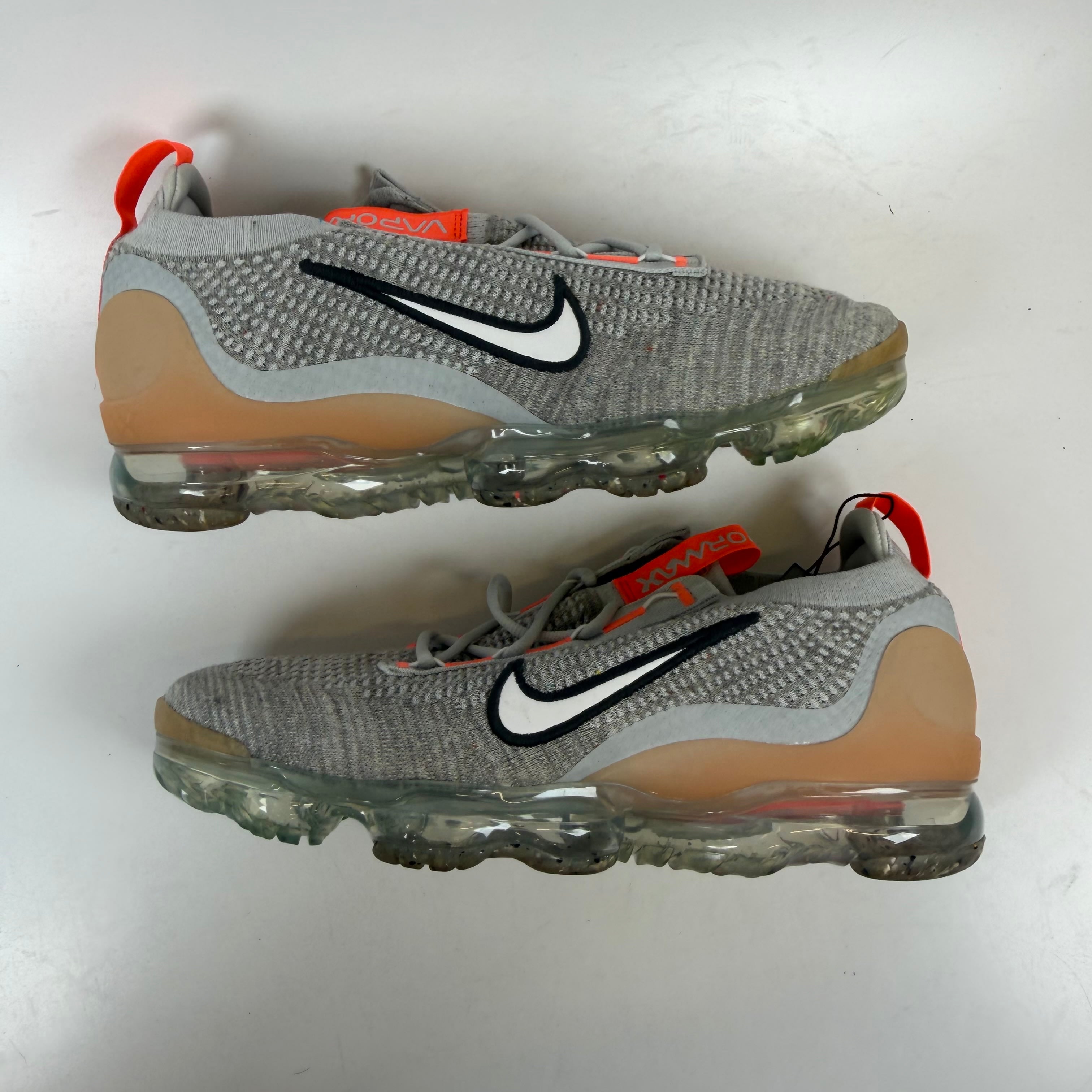 [SP10824] Nike Air VaporMax 2021 FK Grey Fog Bright Mango