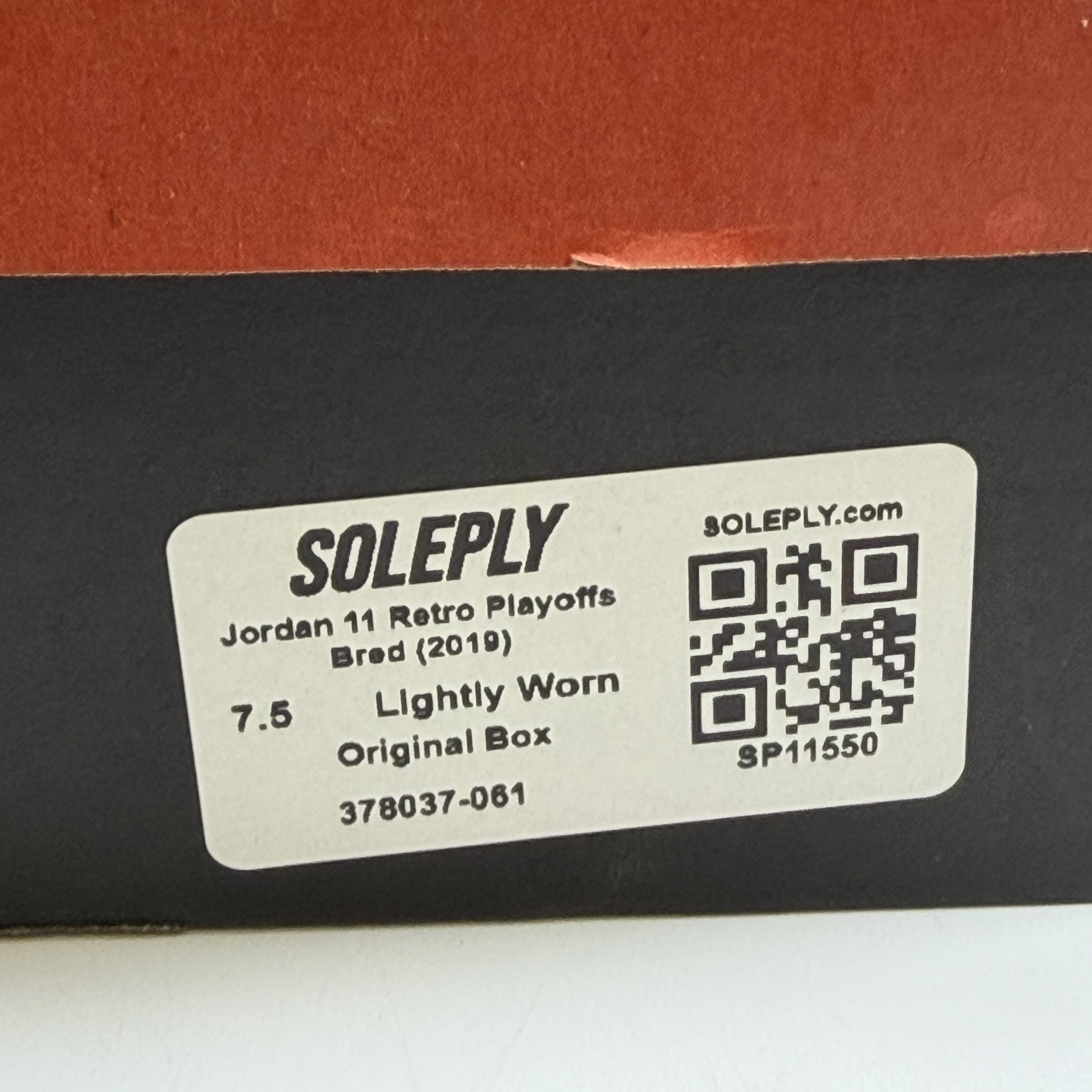 [SP11550] Jordan 11 Retro Playoffs Bred (2019)