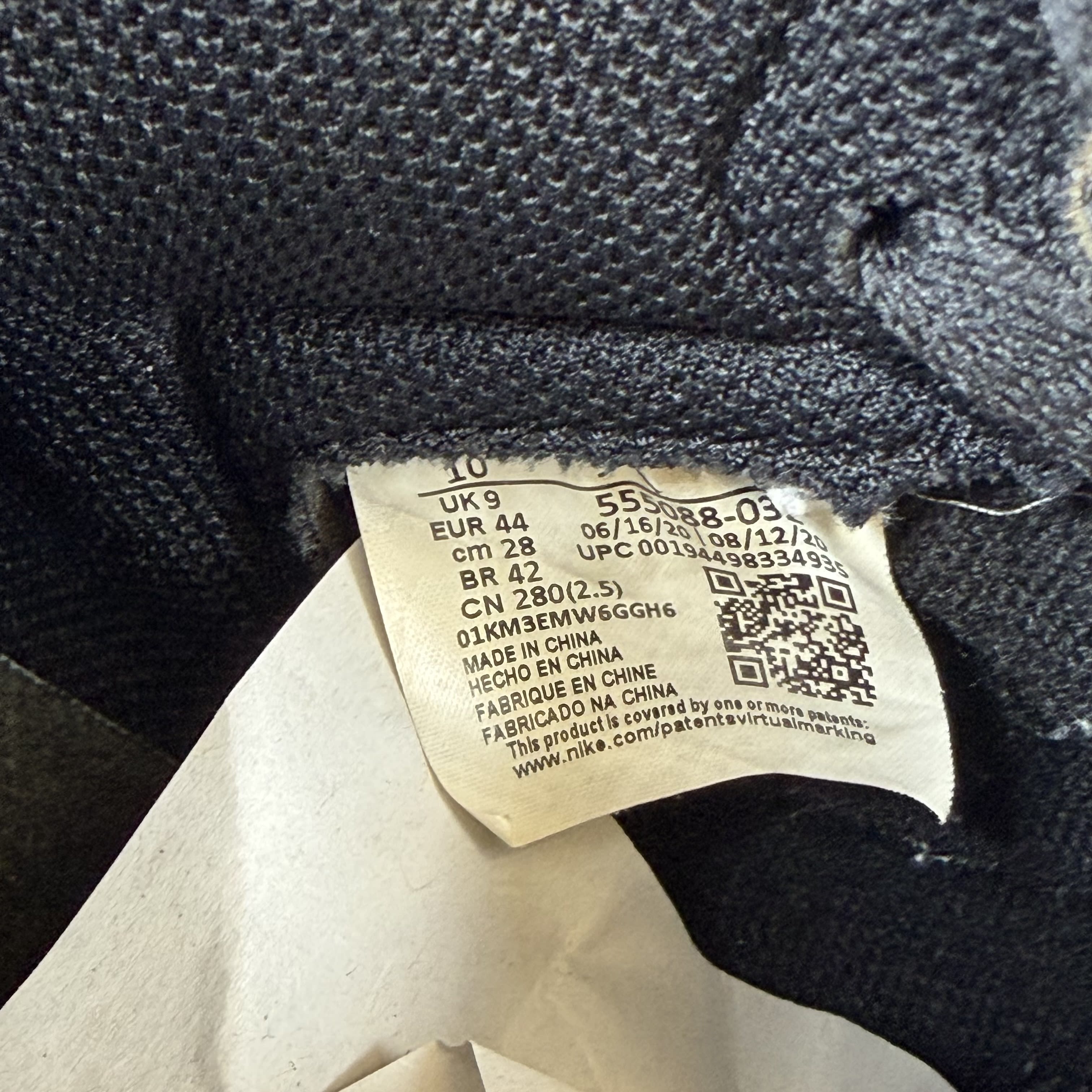 [SP9798] Jordan 1 Retro High Black Metallic Gold (2020)